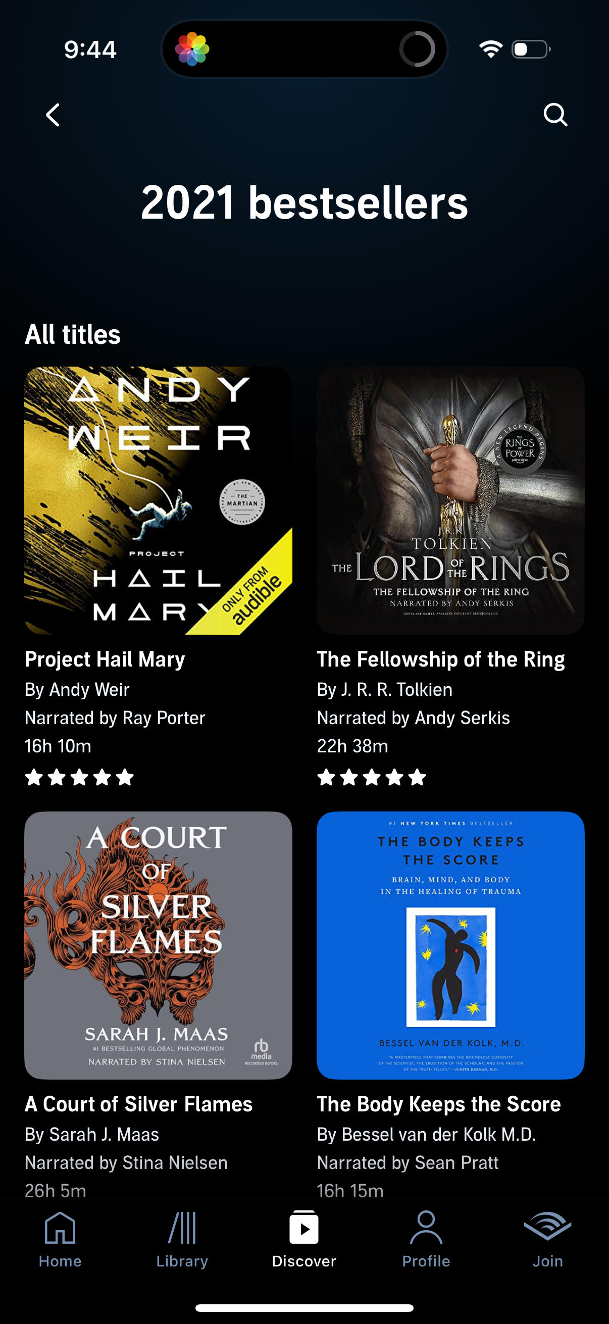 audible app screenshot 101