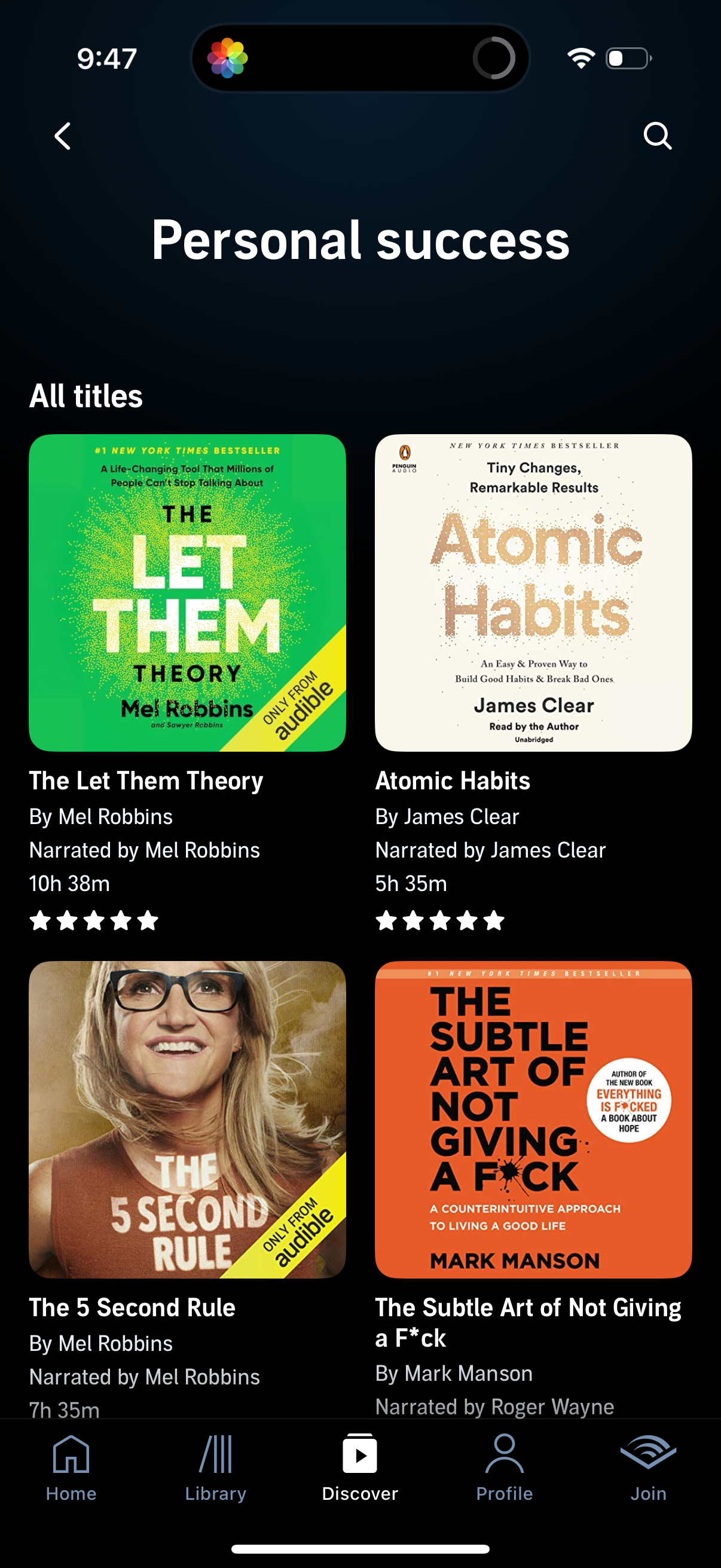 audible app screenshot 83