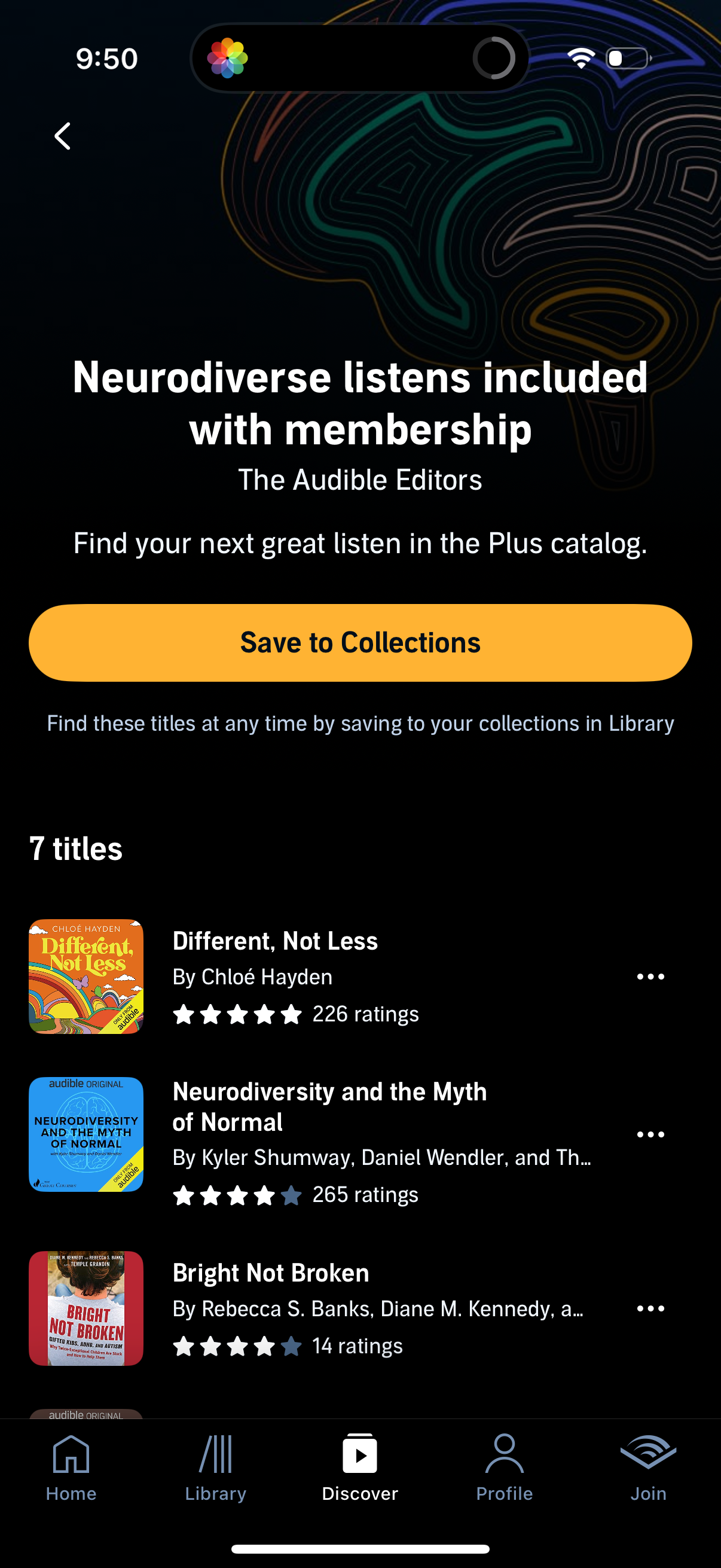 audible app screenshot 16
