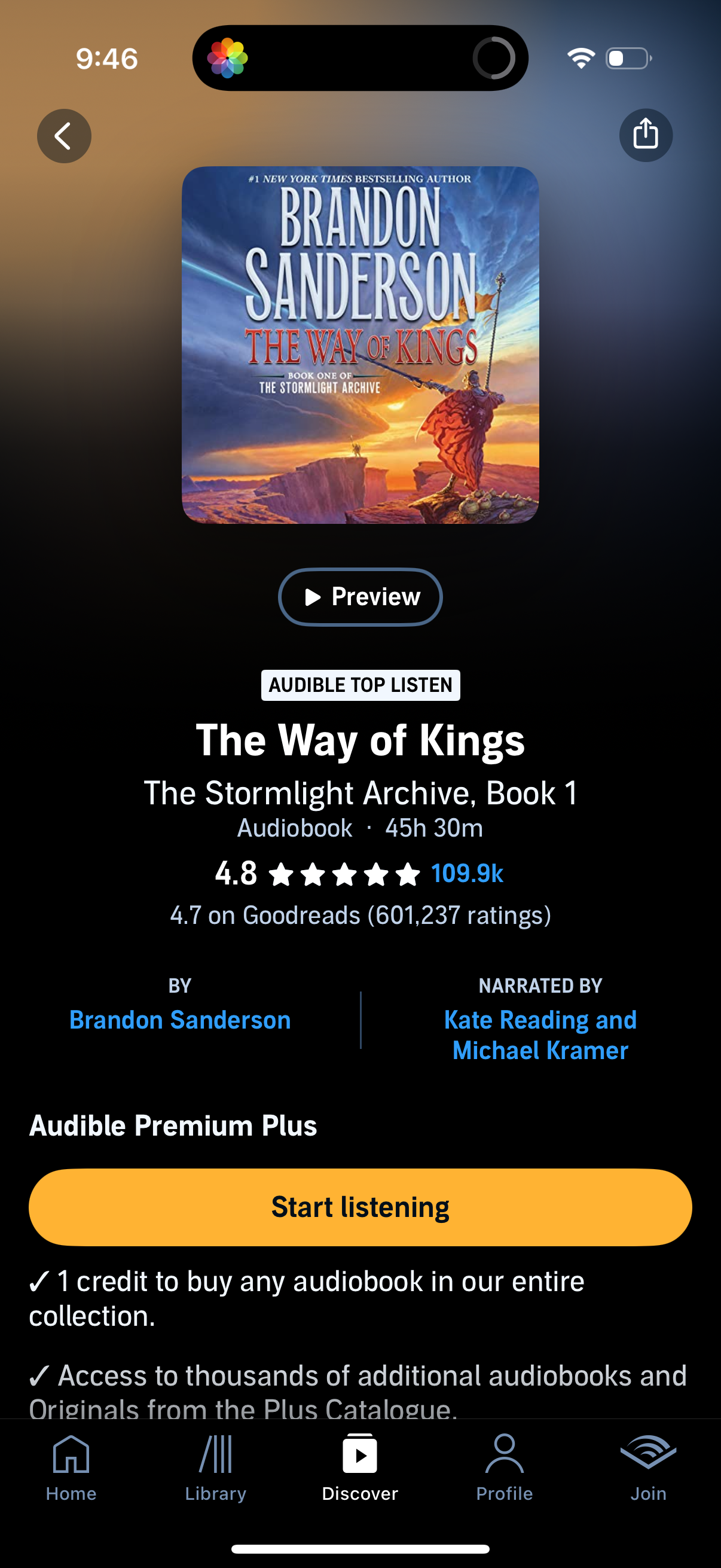 audible app screenshot 13