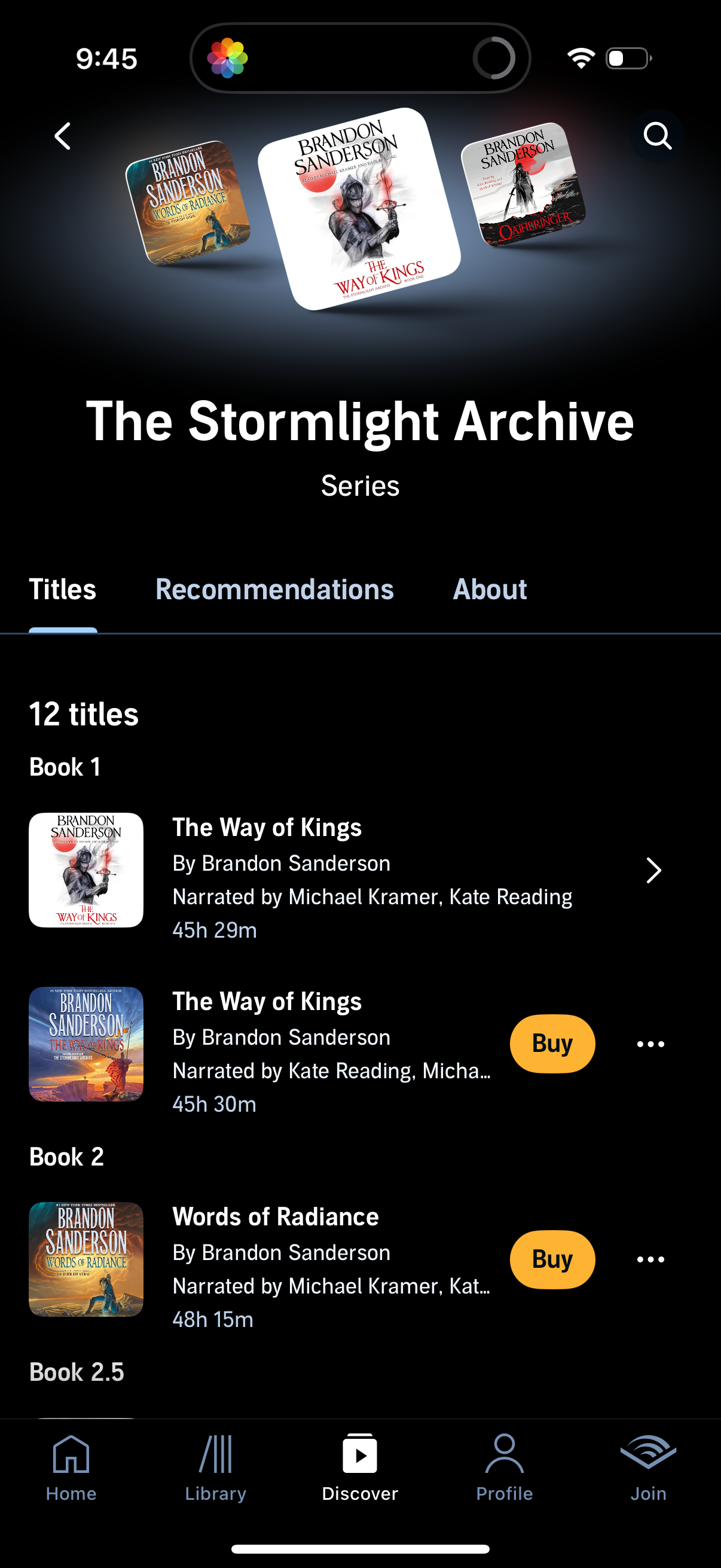 audible app screenshot 12