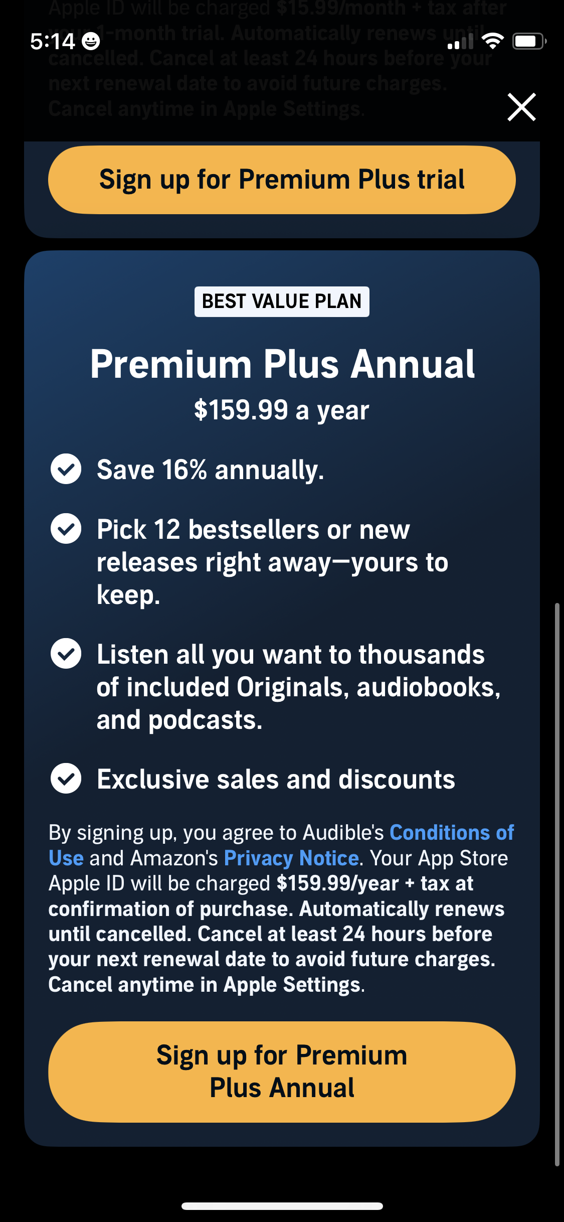 audible app screenshot 327