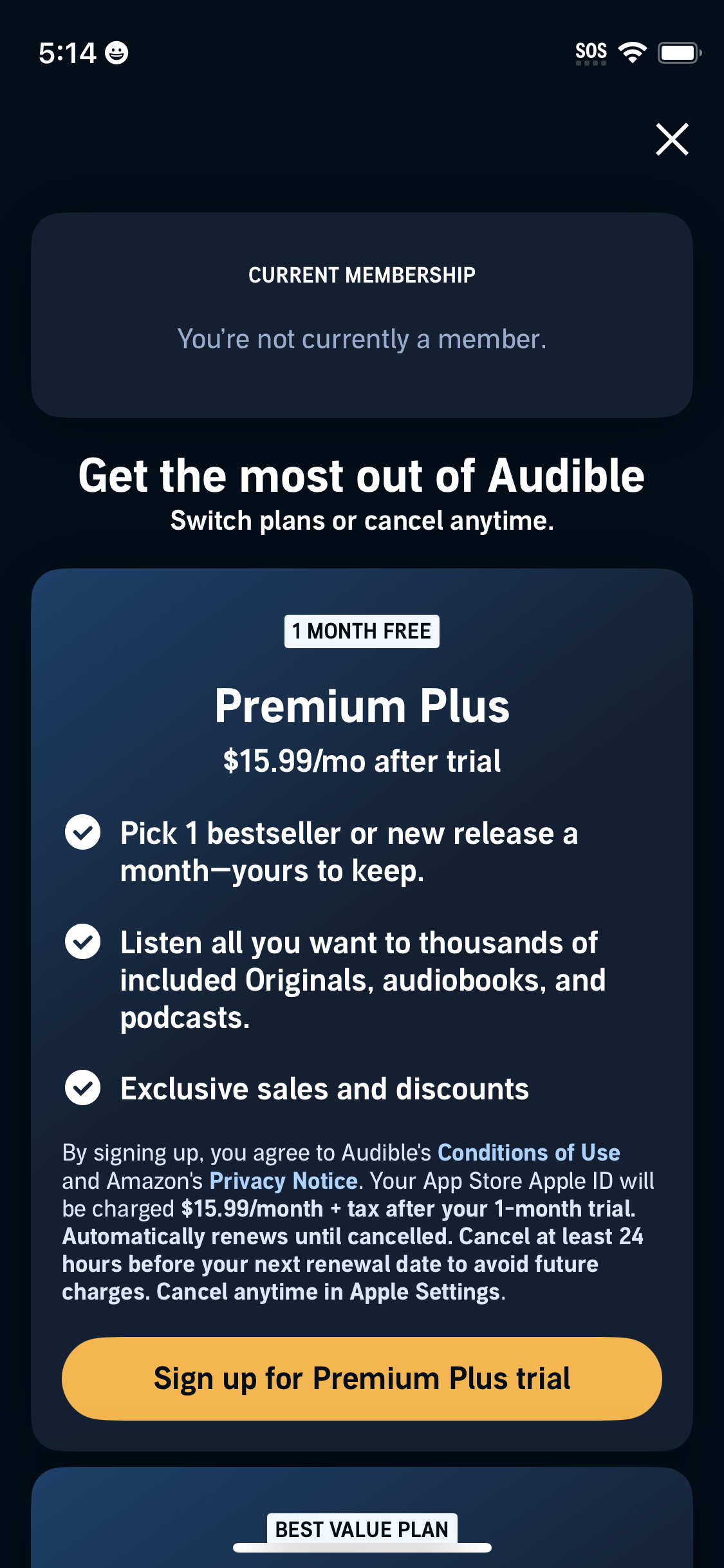 audible app screenshot 324