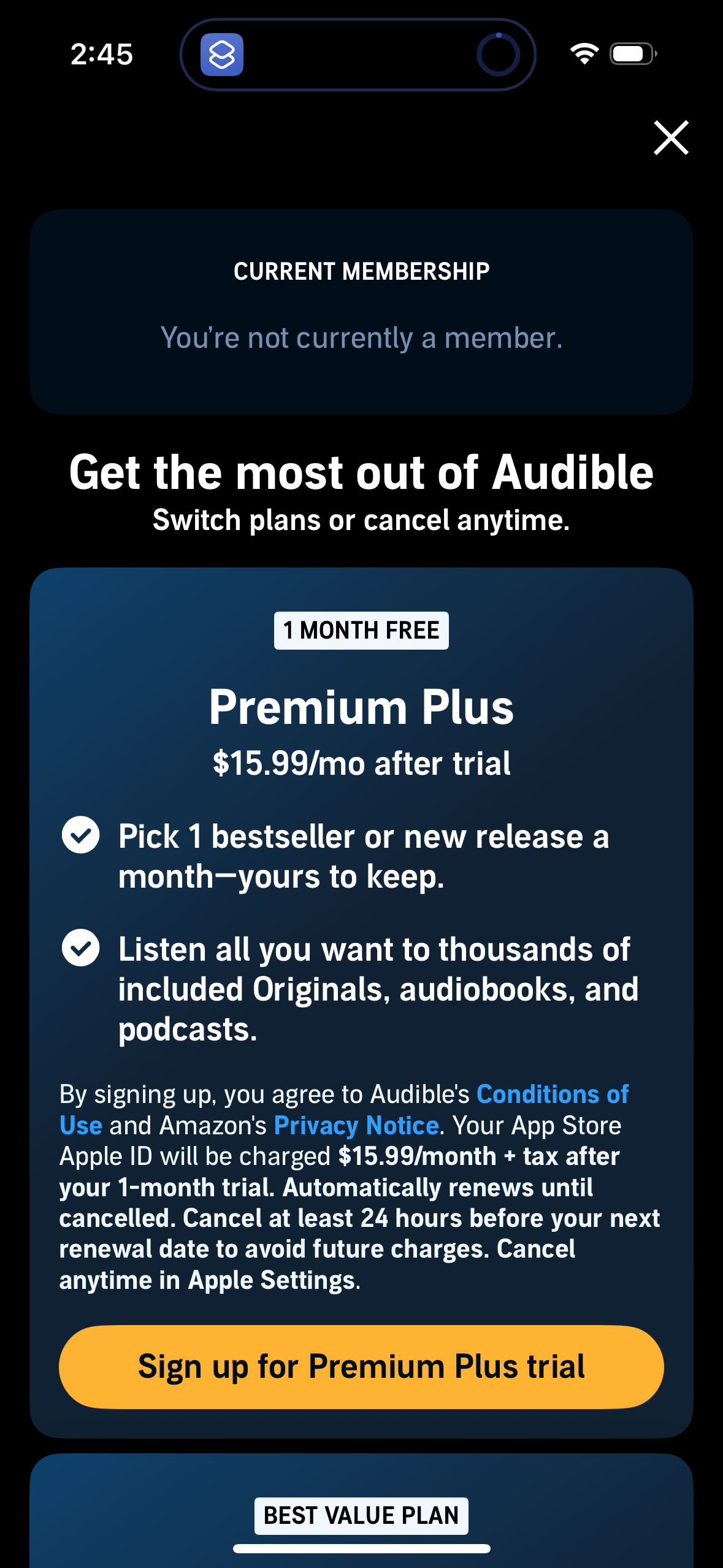 audible app screenshot 314