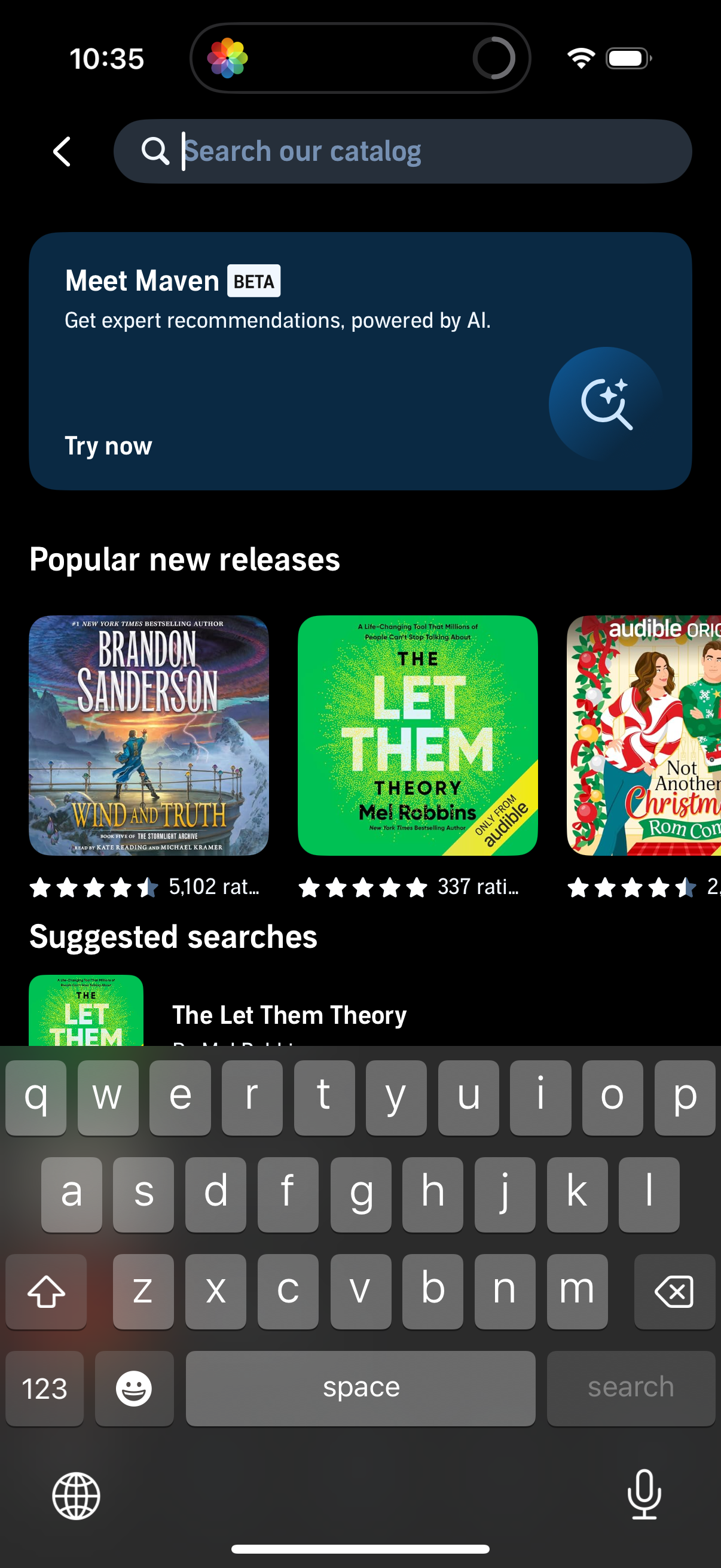 audible app screenshot 206