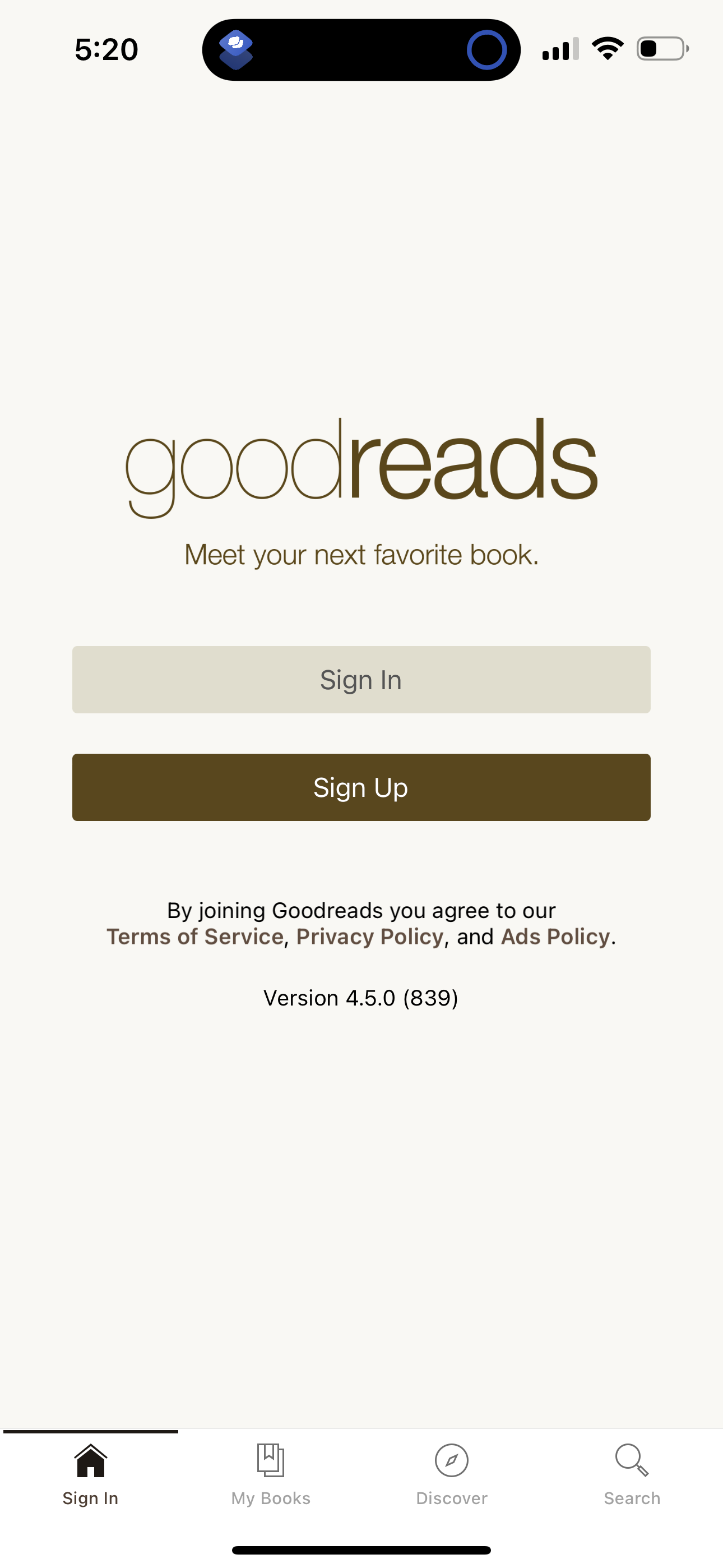 goodreads app screenshot 110
