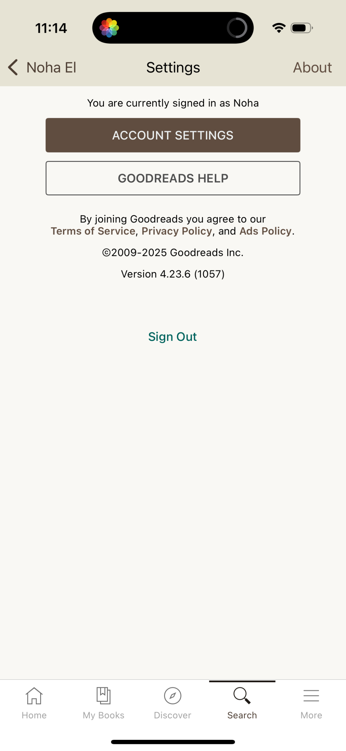 goodreads app screenshot 46