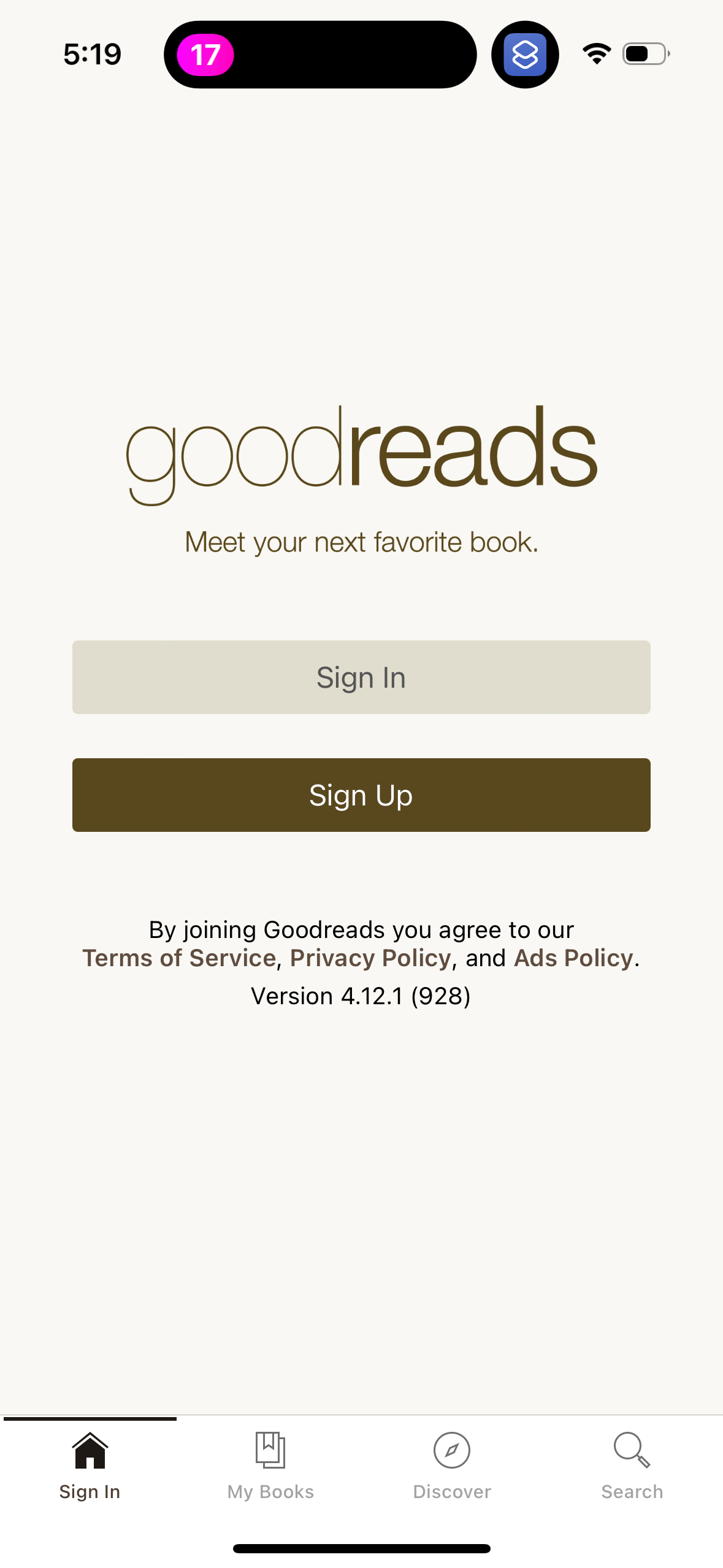 goodreads app screenshot 84