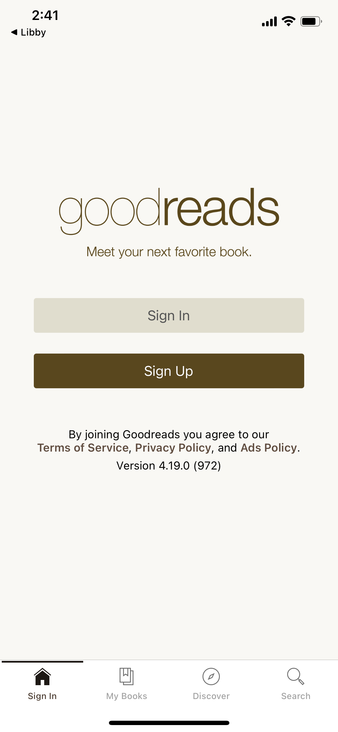 goodreads app screenshot 76