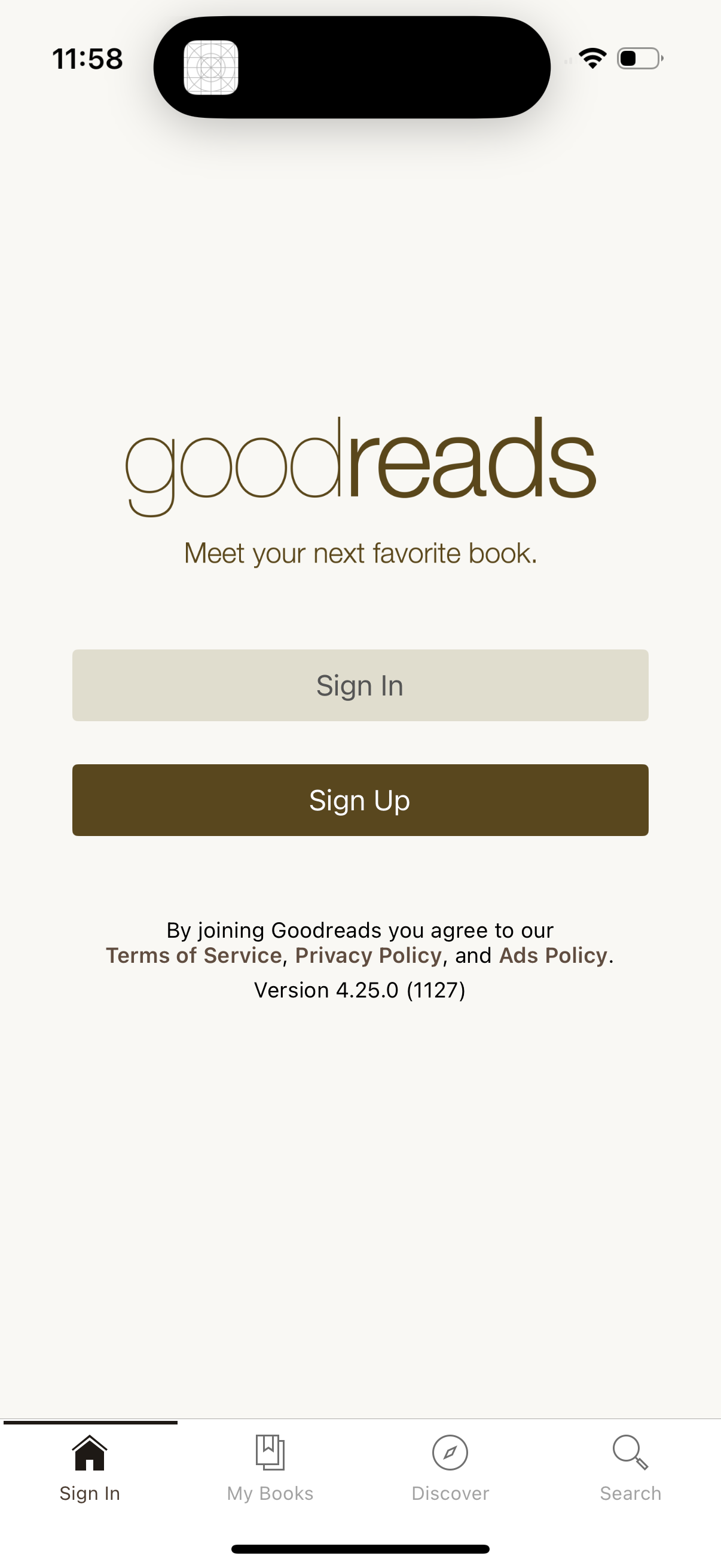 goodreads app screenshot 16