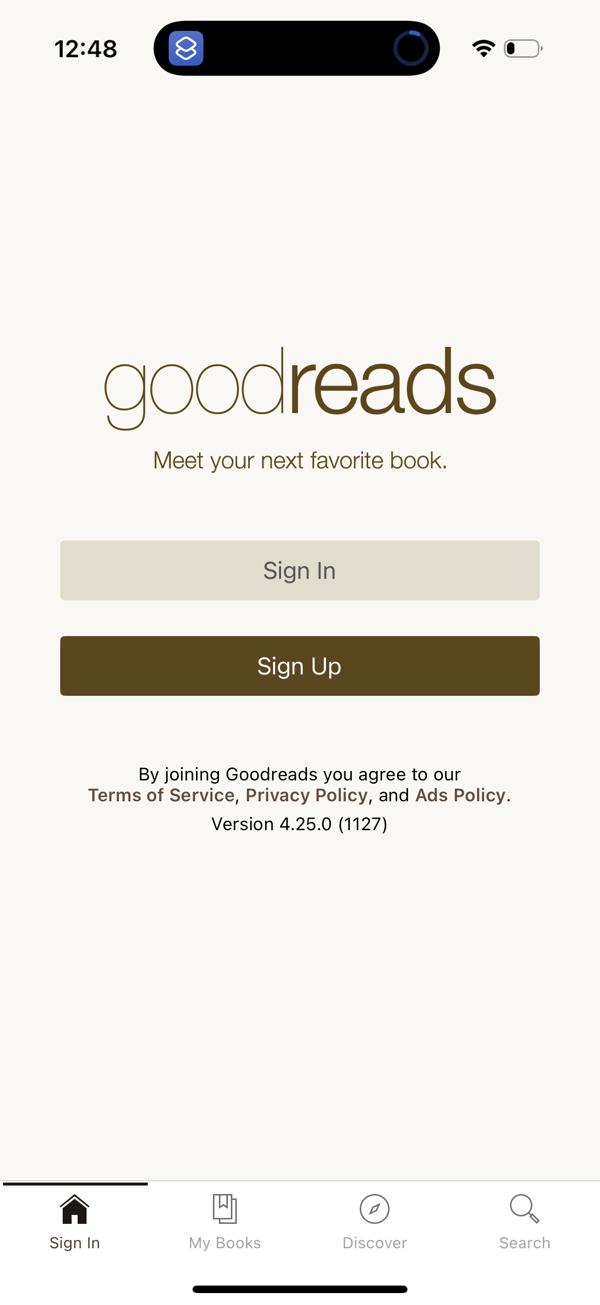 goodreads app screenshot 12
