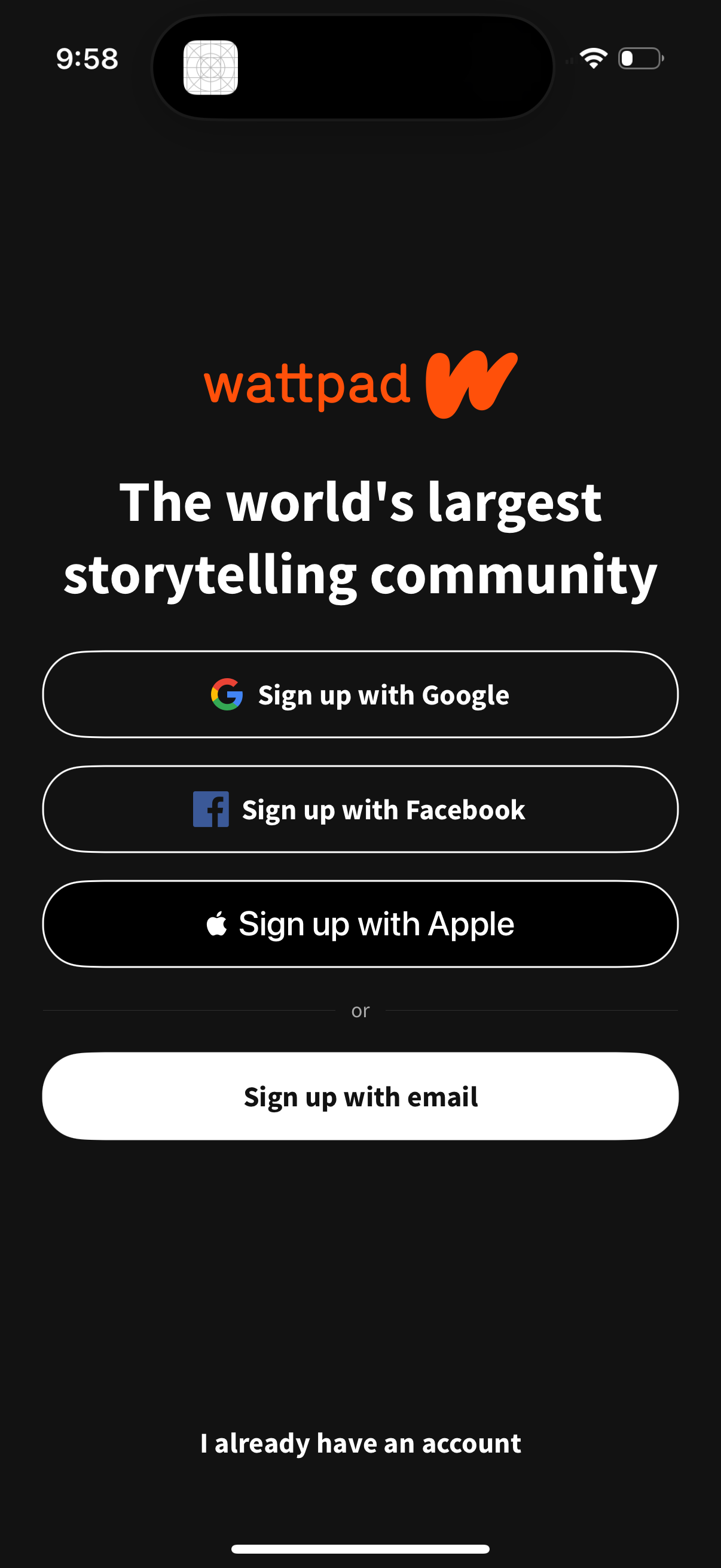 wattpad app screenshot 16