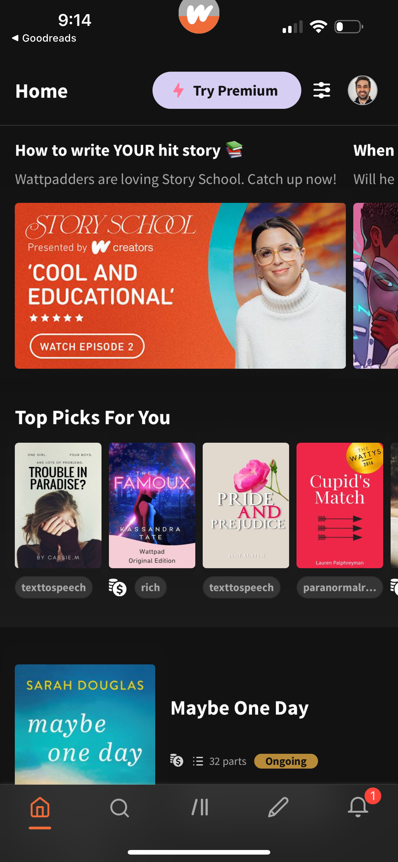 wattpad app screenshot 204