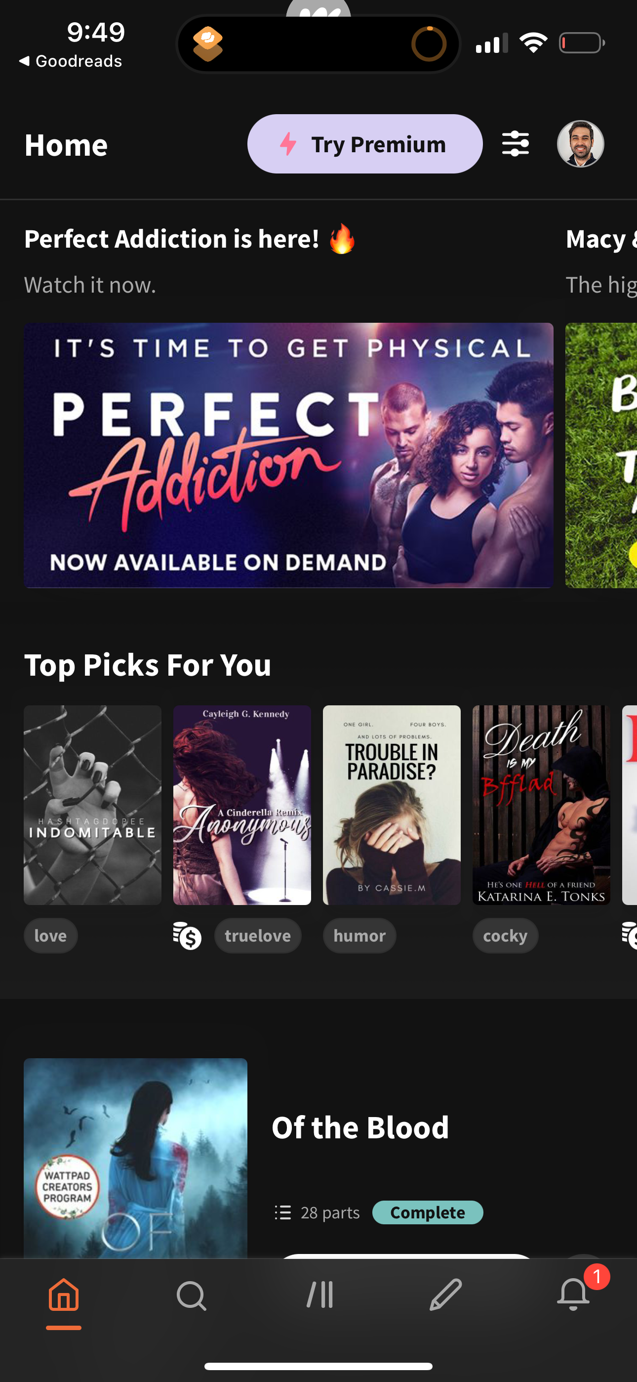 wattpad app screenshot 203