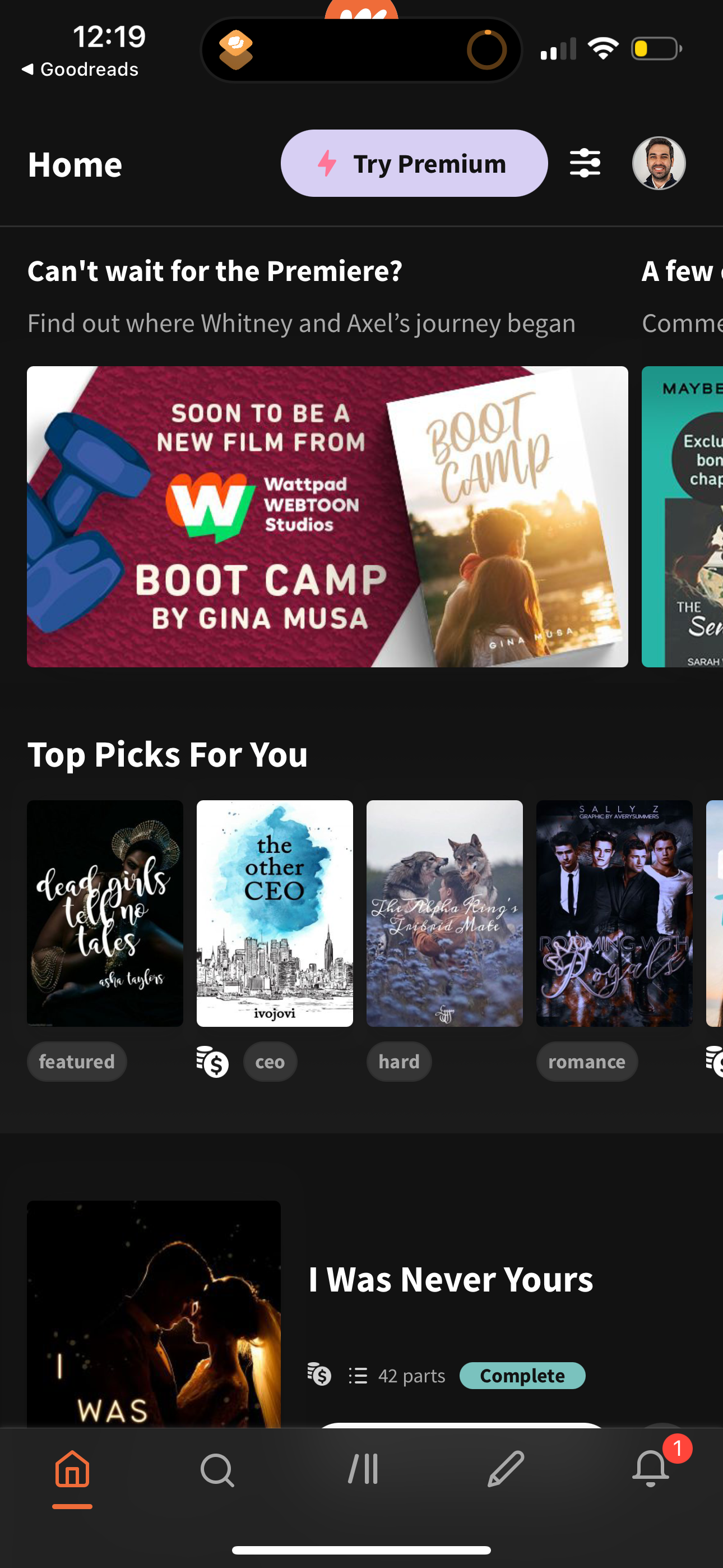wattpad app screenshot 195