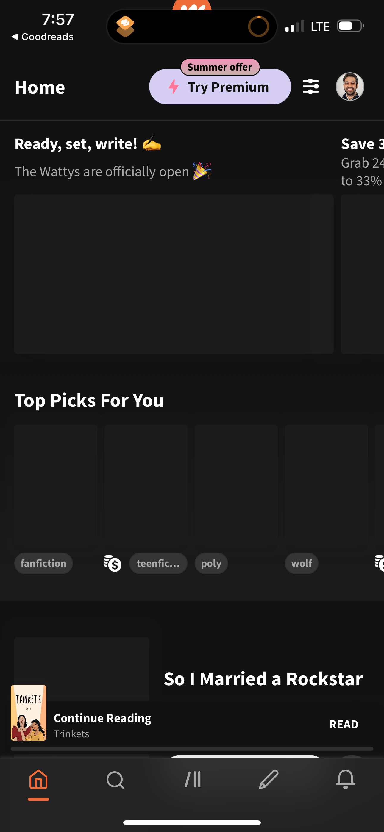 wattpad app screenshot 177