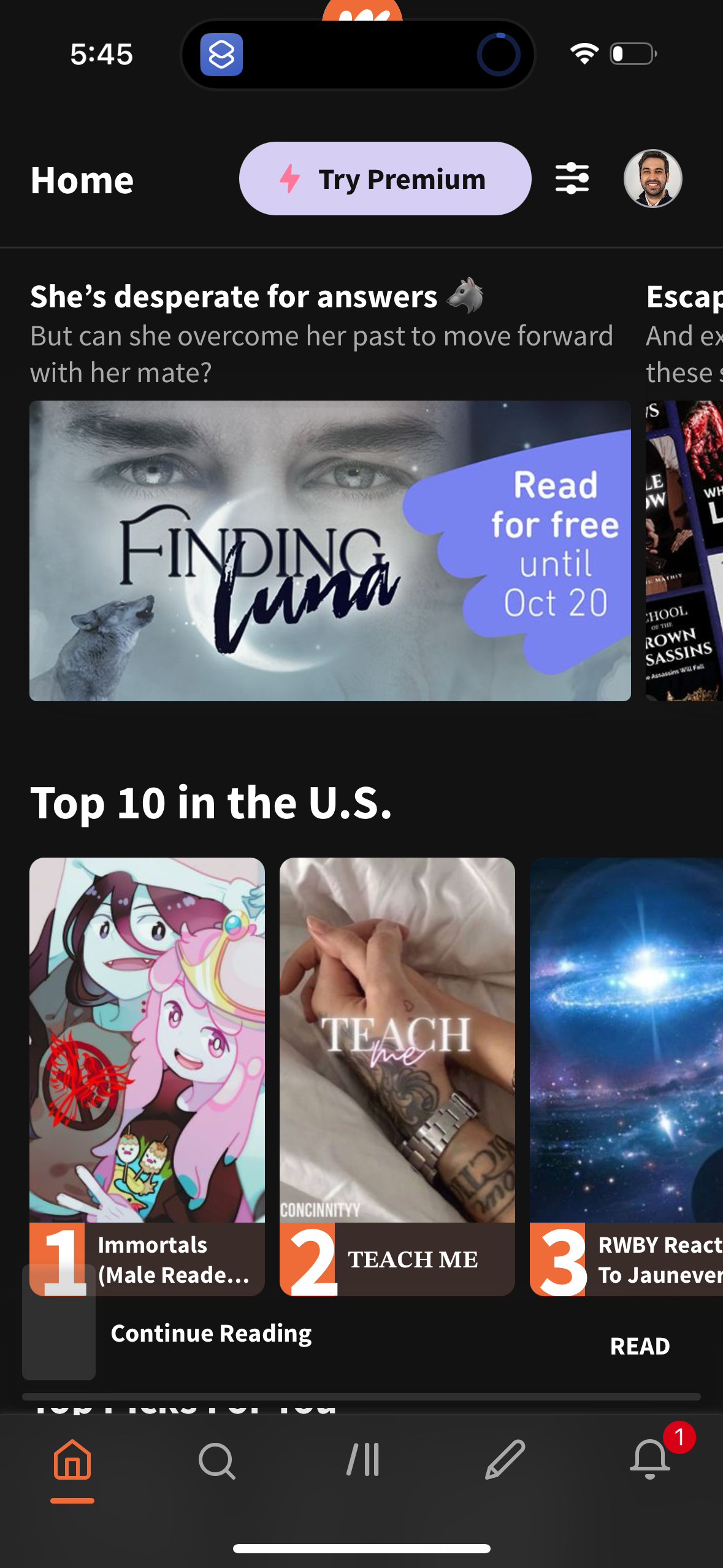 wattpad app screenshot 174