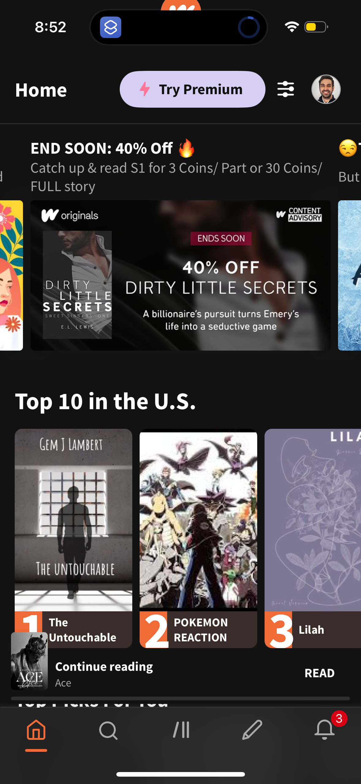 wattpad app screenshot 129