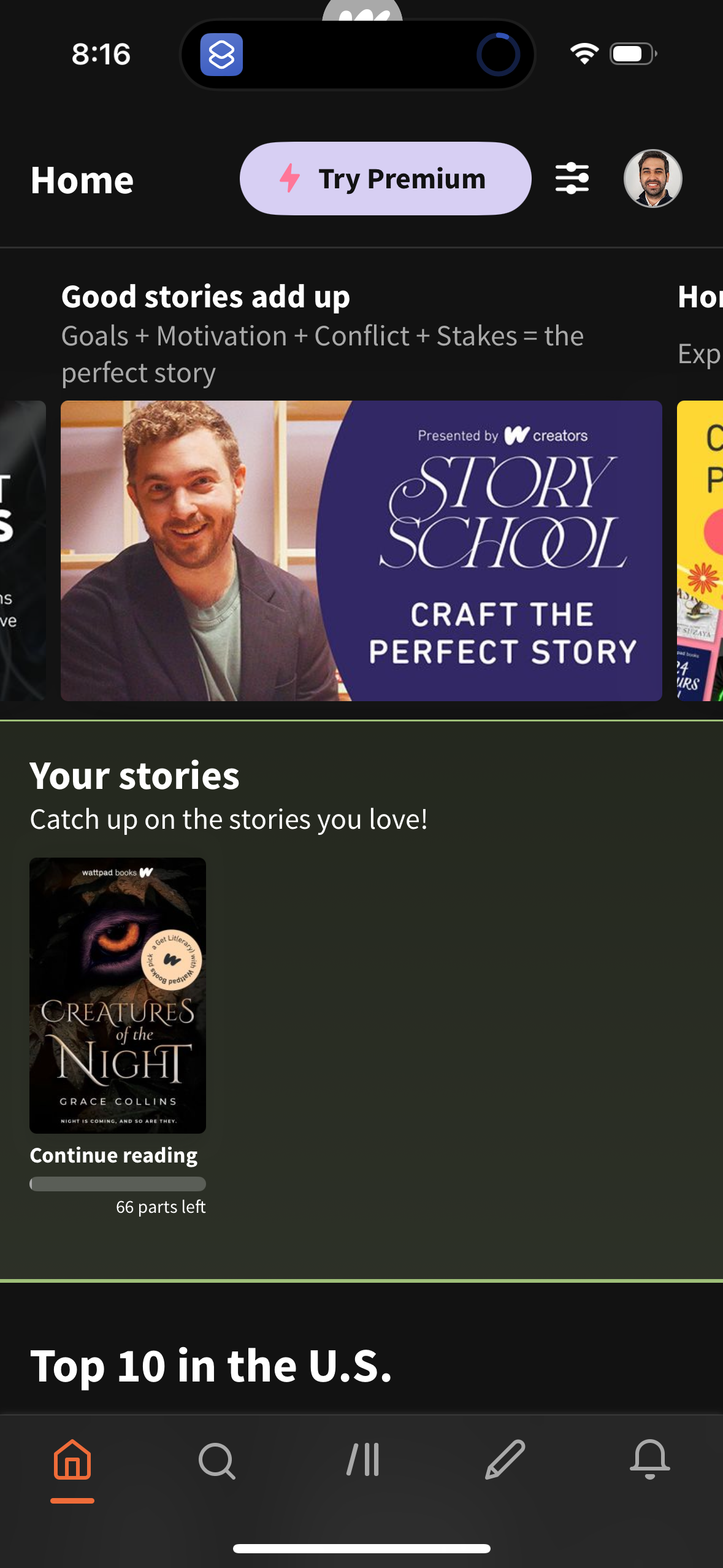wattpad app screenshot 108