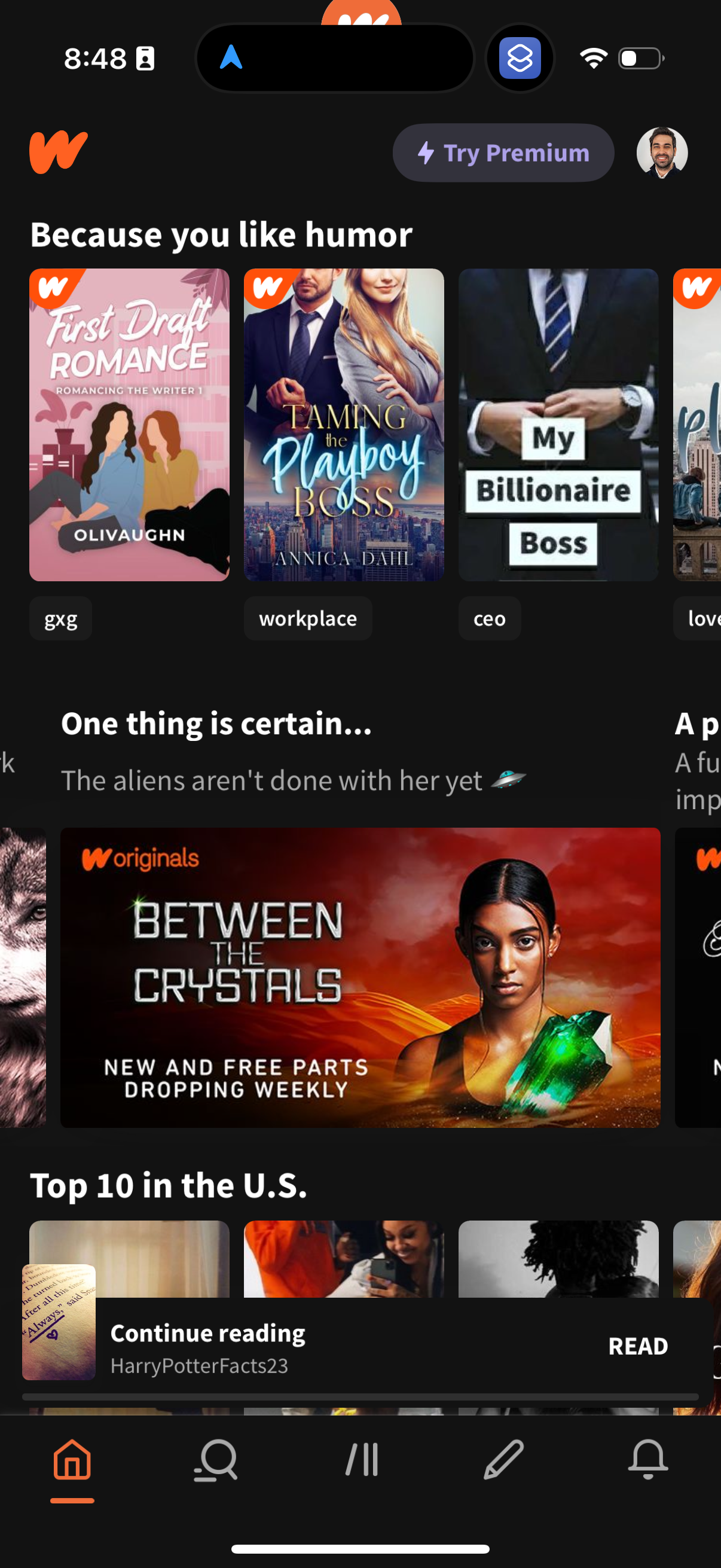 wattpad app screenshot 22