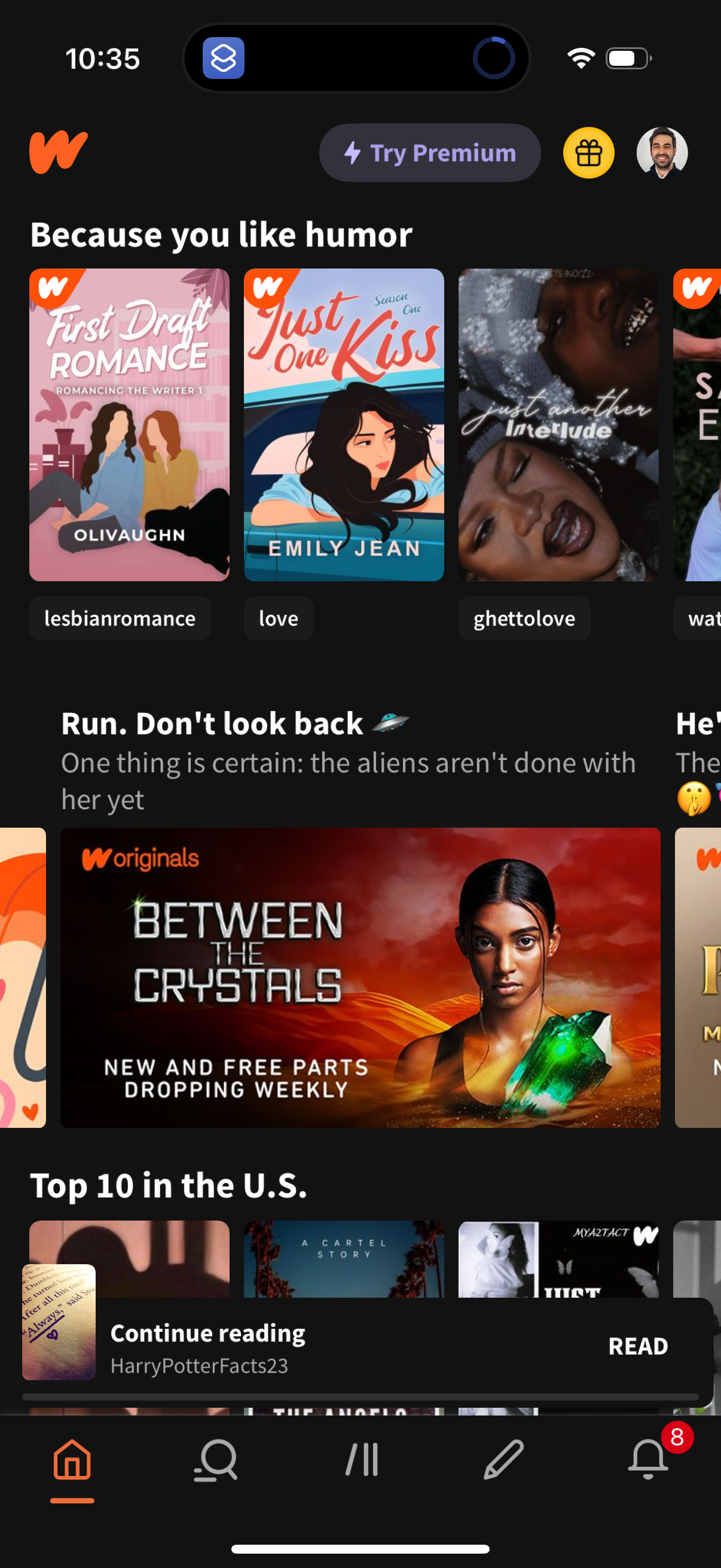 wattpad app screenshot 19