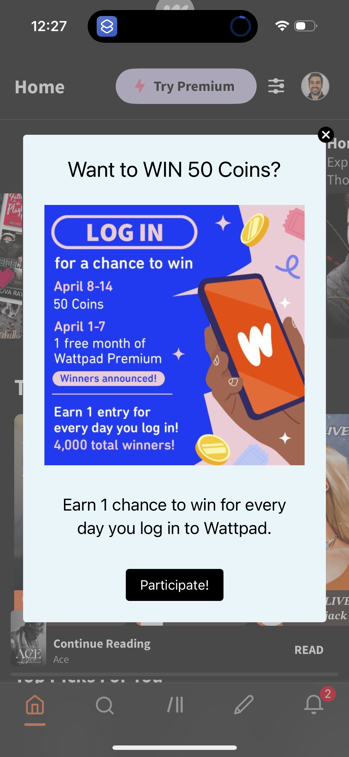 wattpad app screenshot 145
