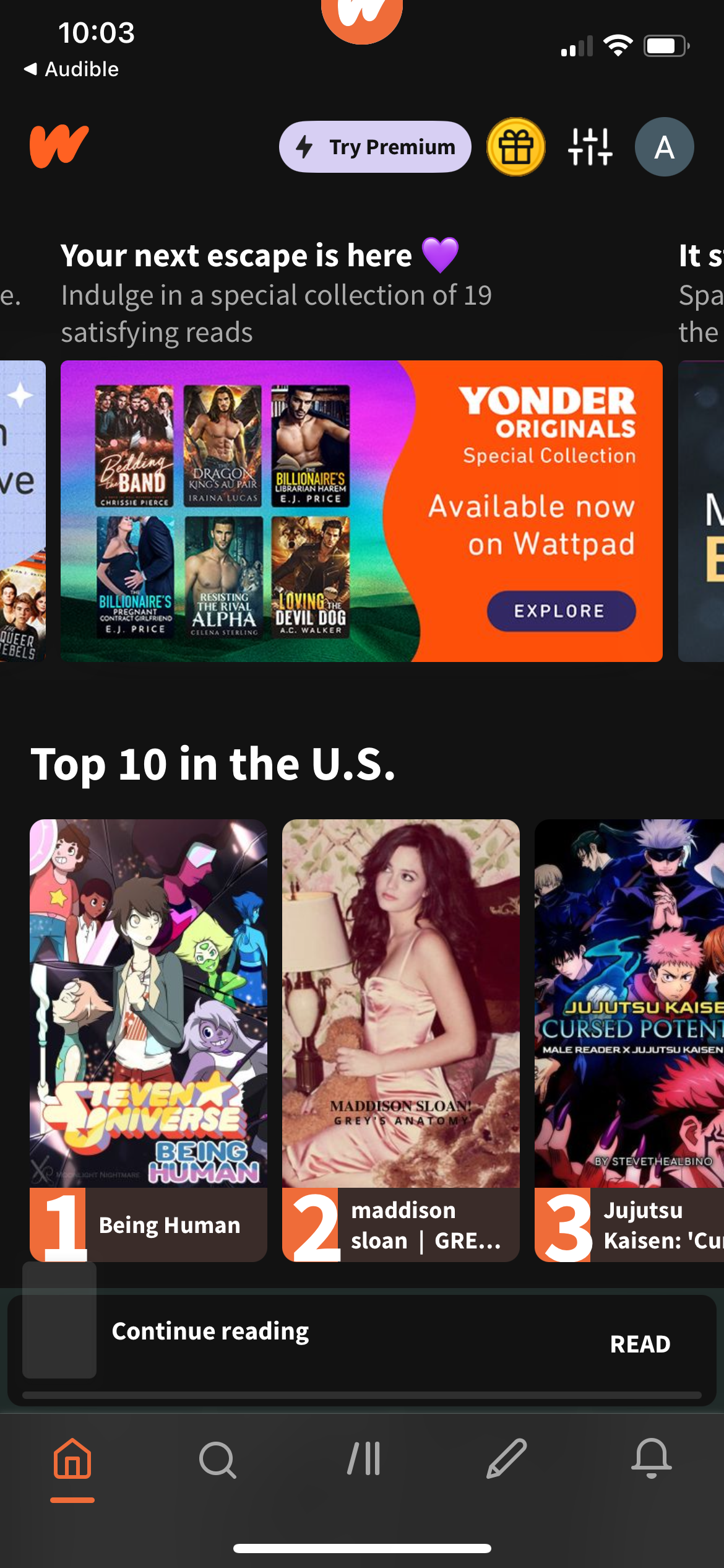 wattpad app screenshot 95
