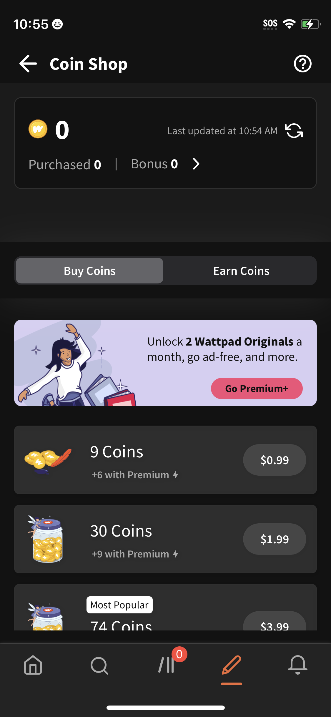 wattpad app screenshot 153