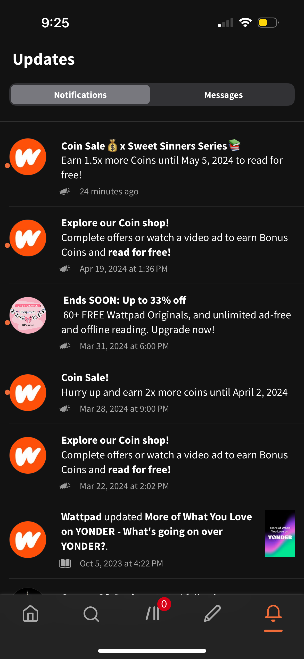wattpad app screenshot 121