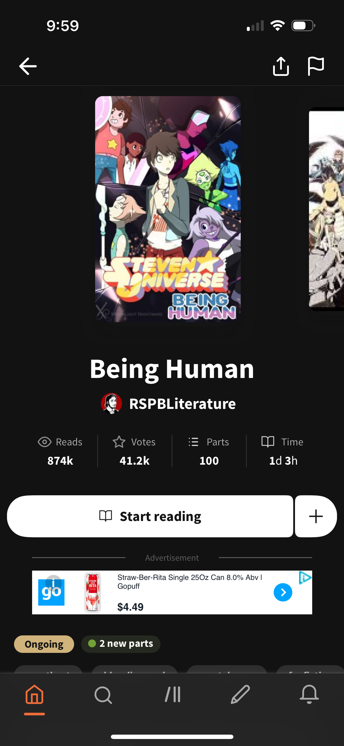 wattpad app screenshot 114