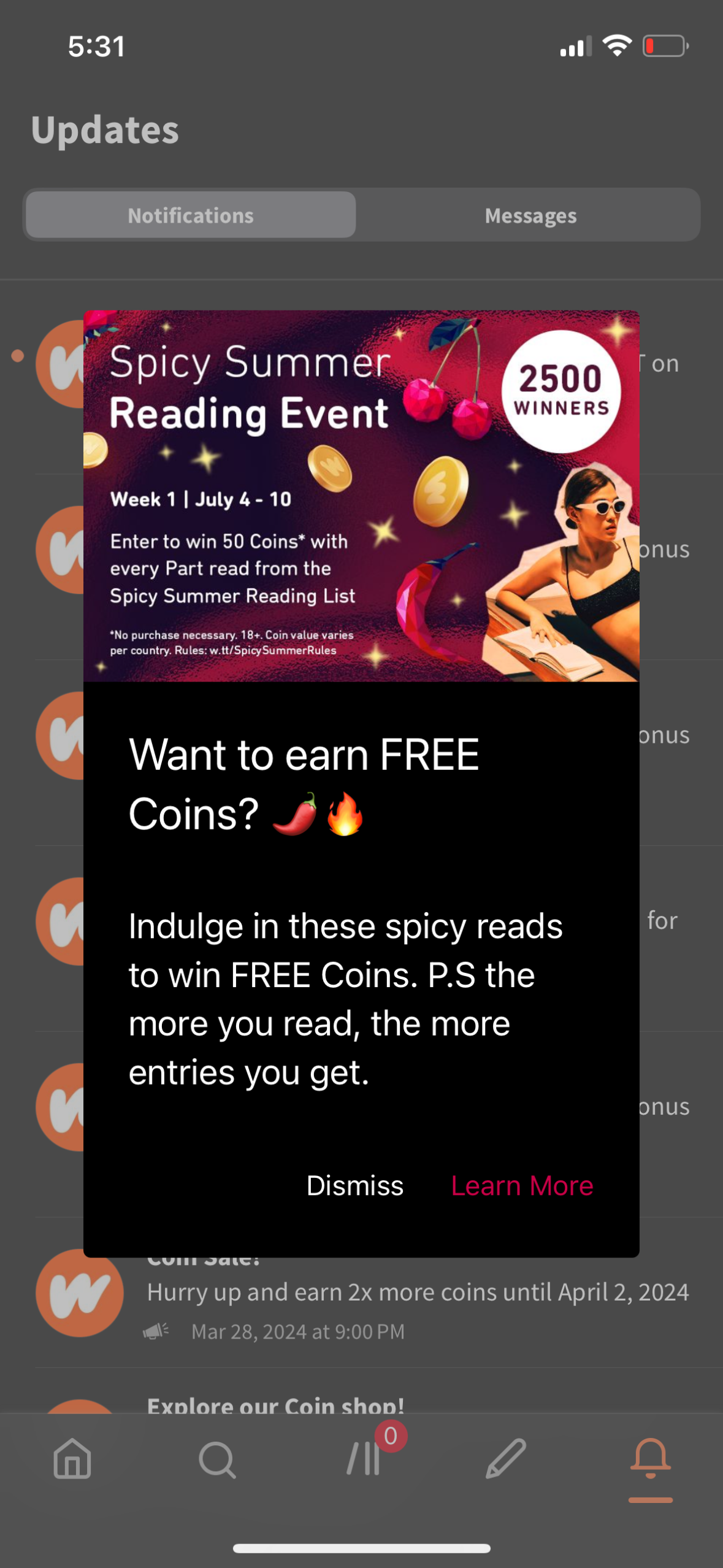 wattpad app screenshot 73