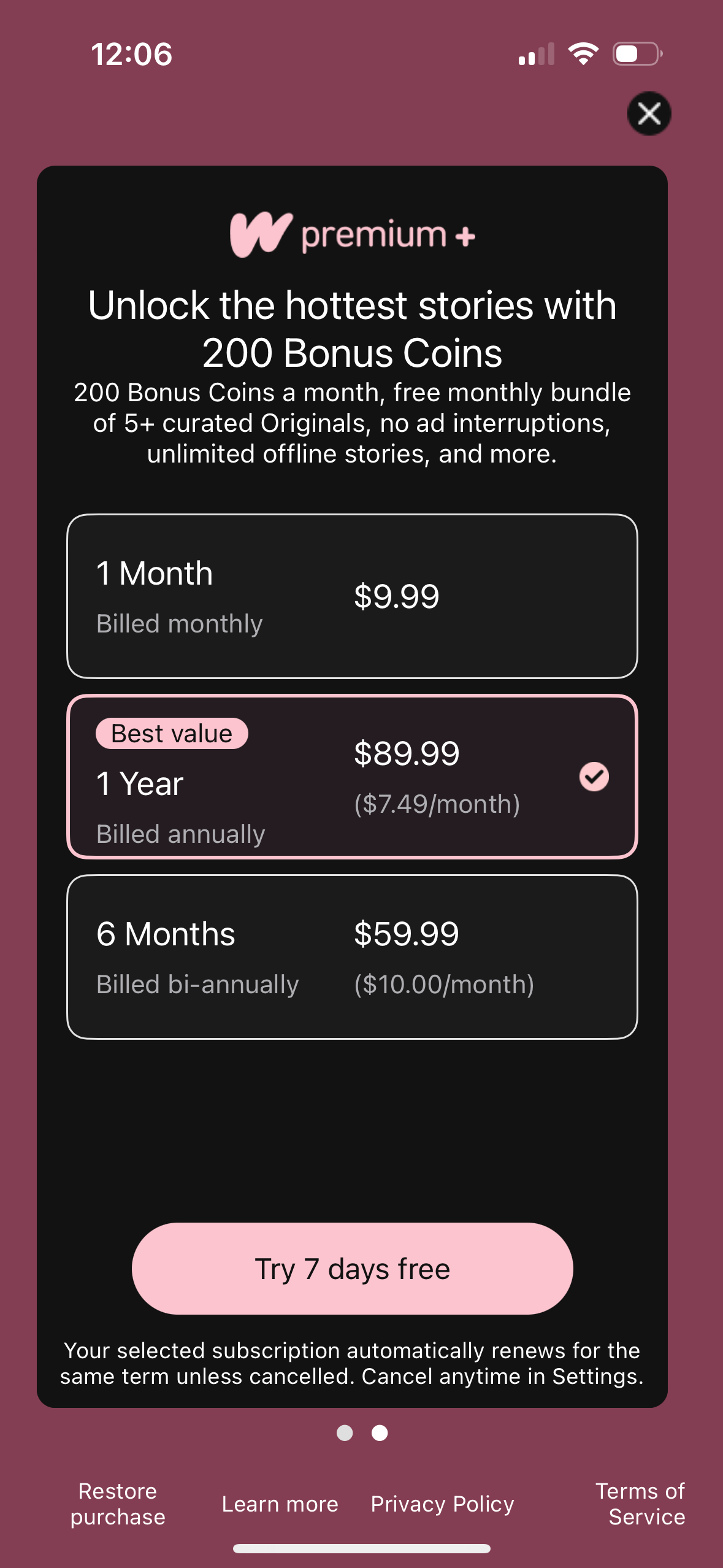 wattpad app screenshot 57