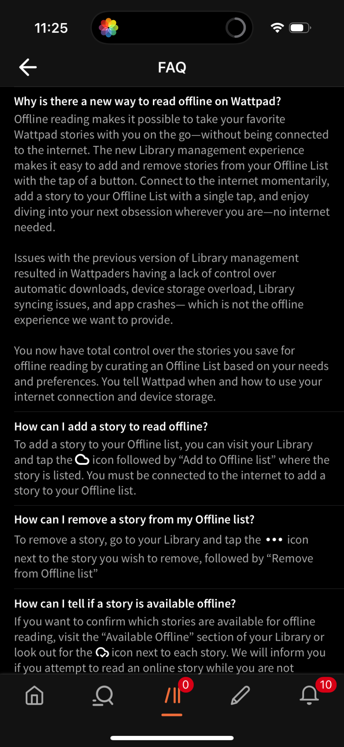 wattpad app screenshot 31