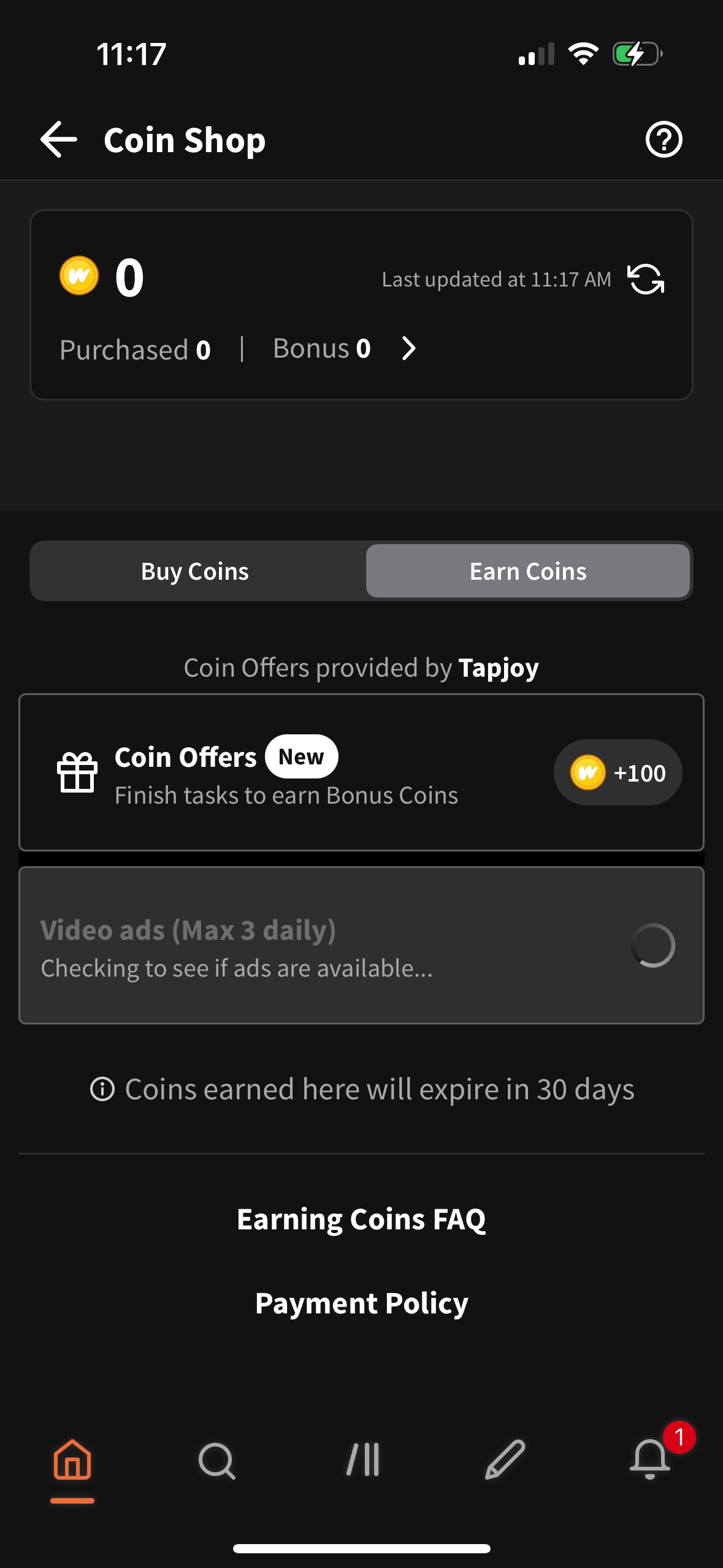 wattpad app screenshot 7