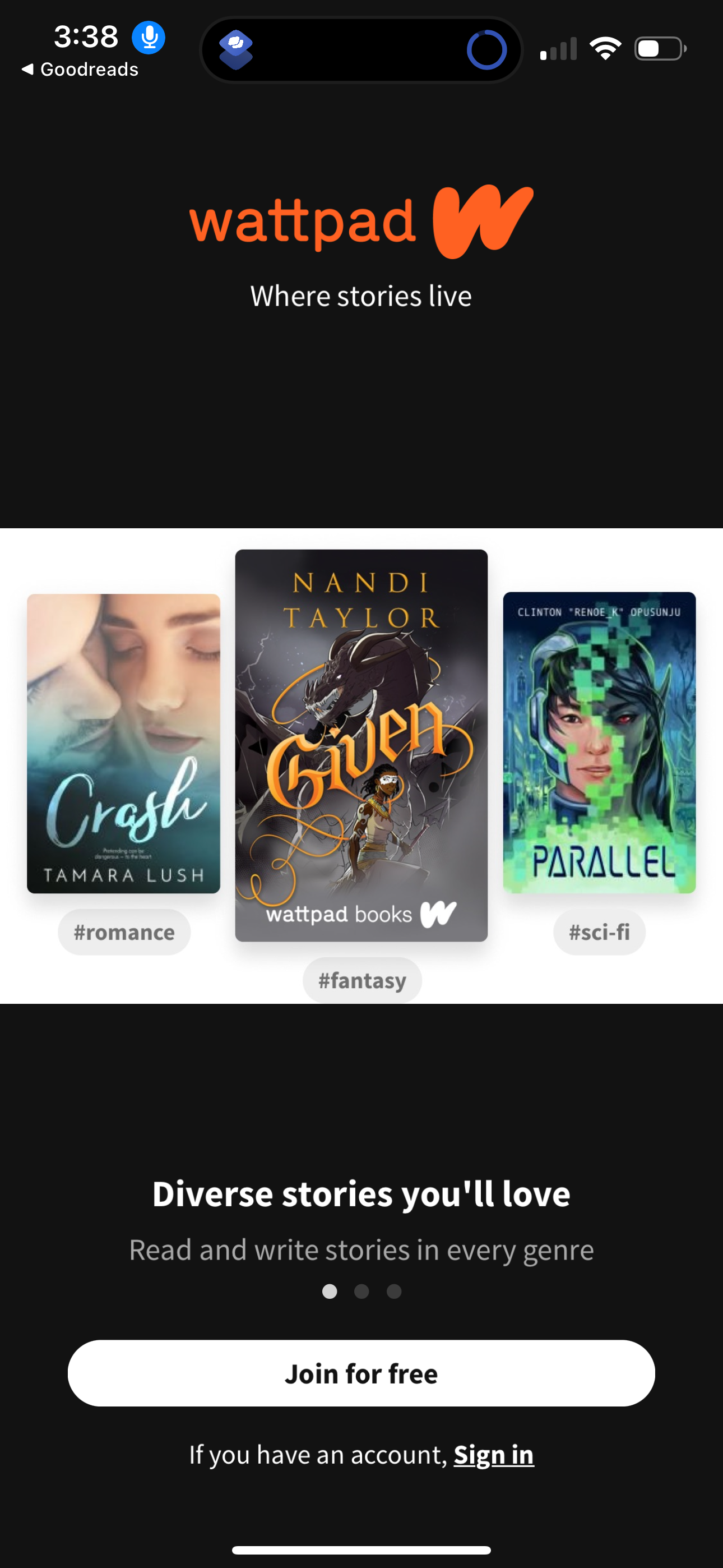 wattpad app screenshot 207