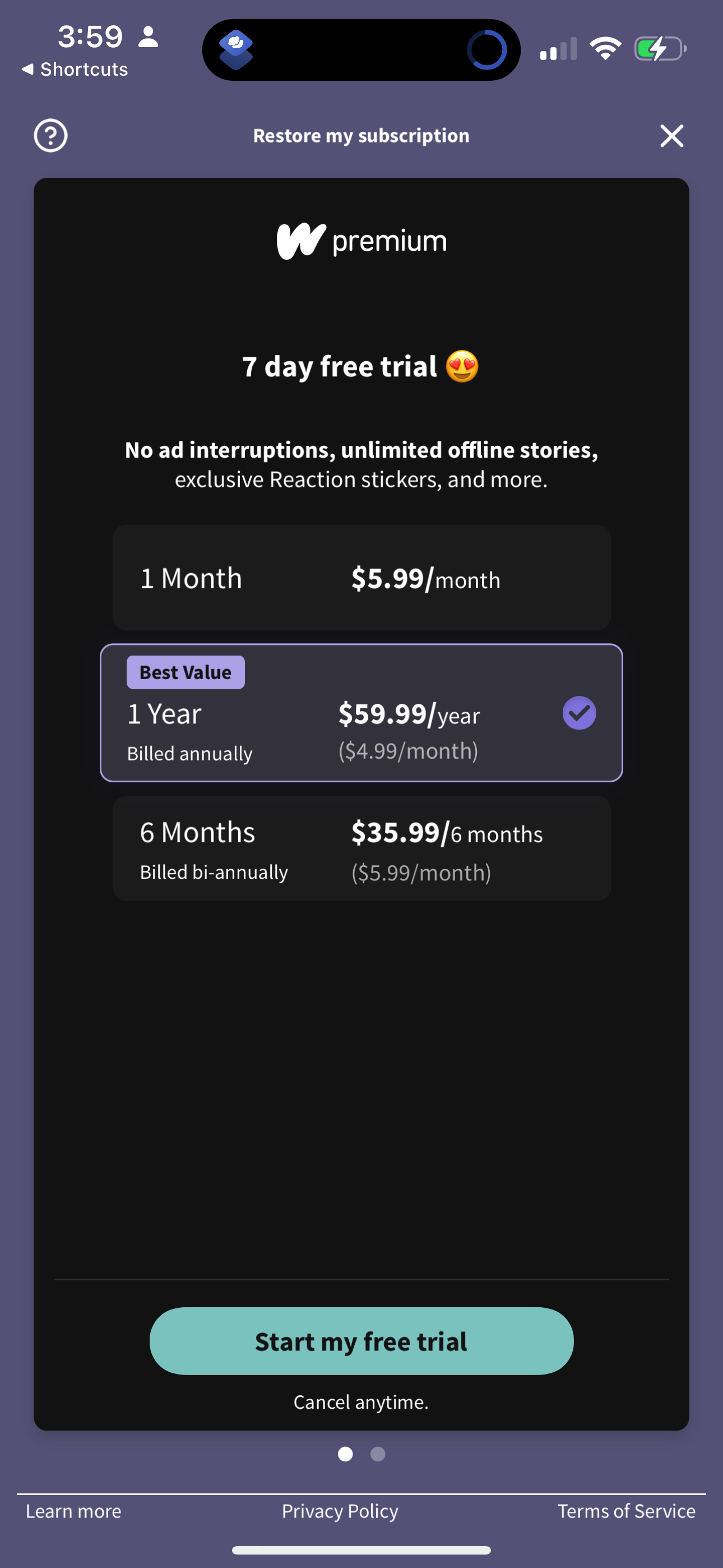 wattpad app screenshot 206