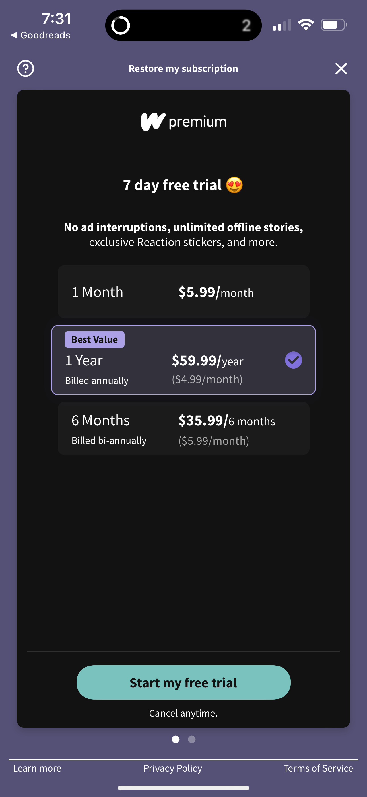 wattpad app screenshot 198
