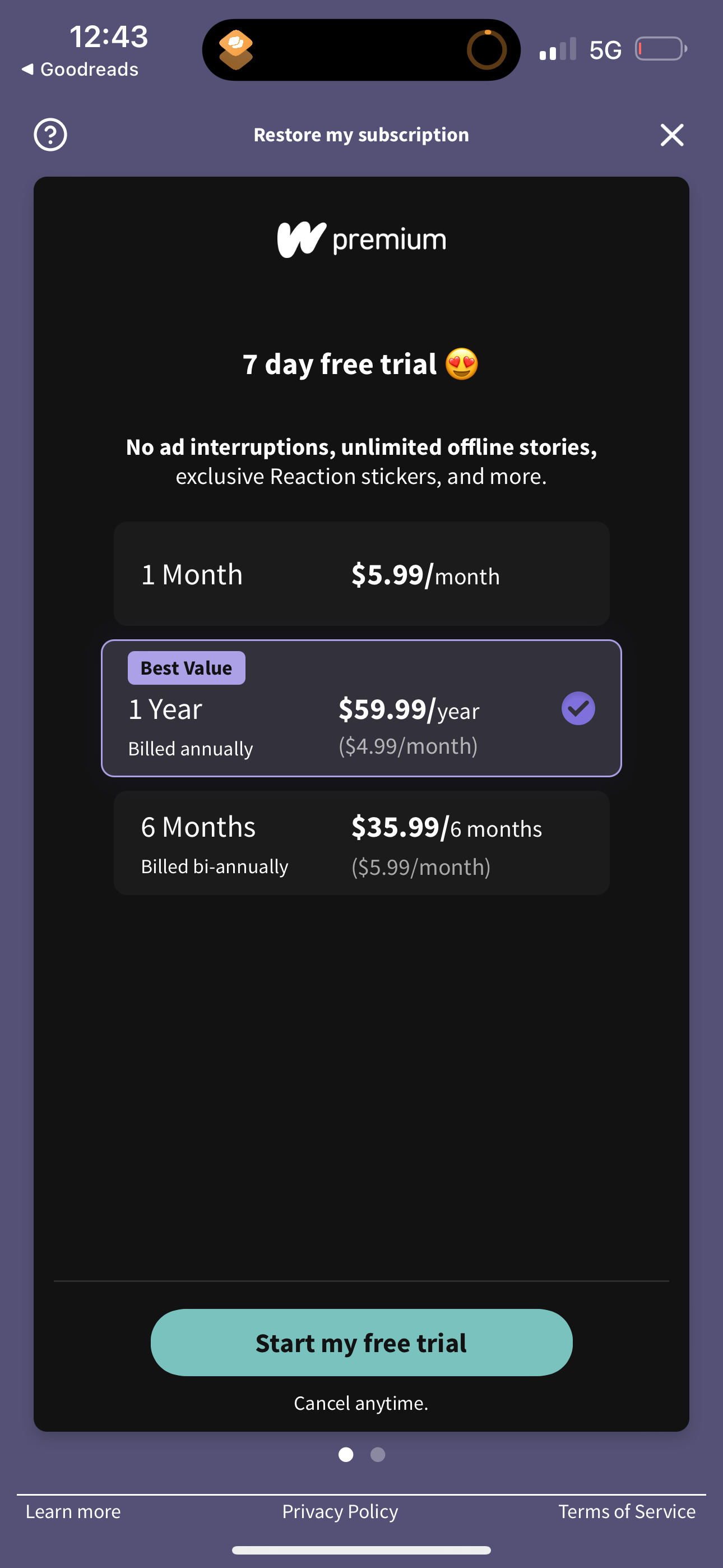 wattpad app screenshot 196