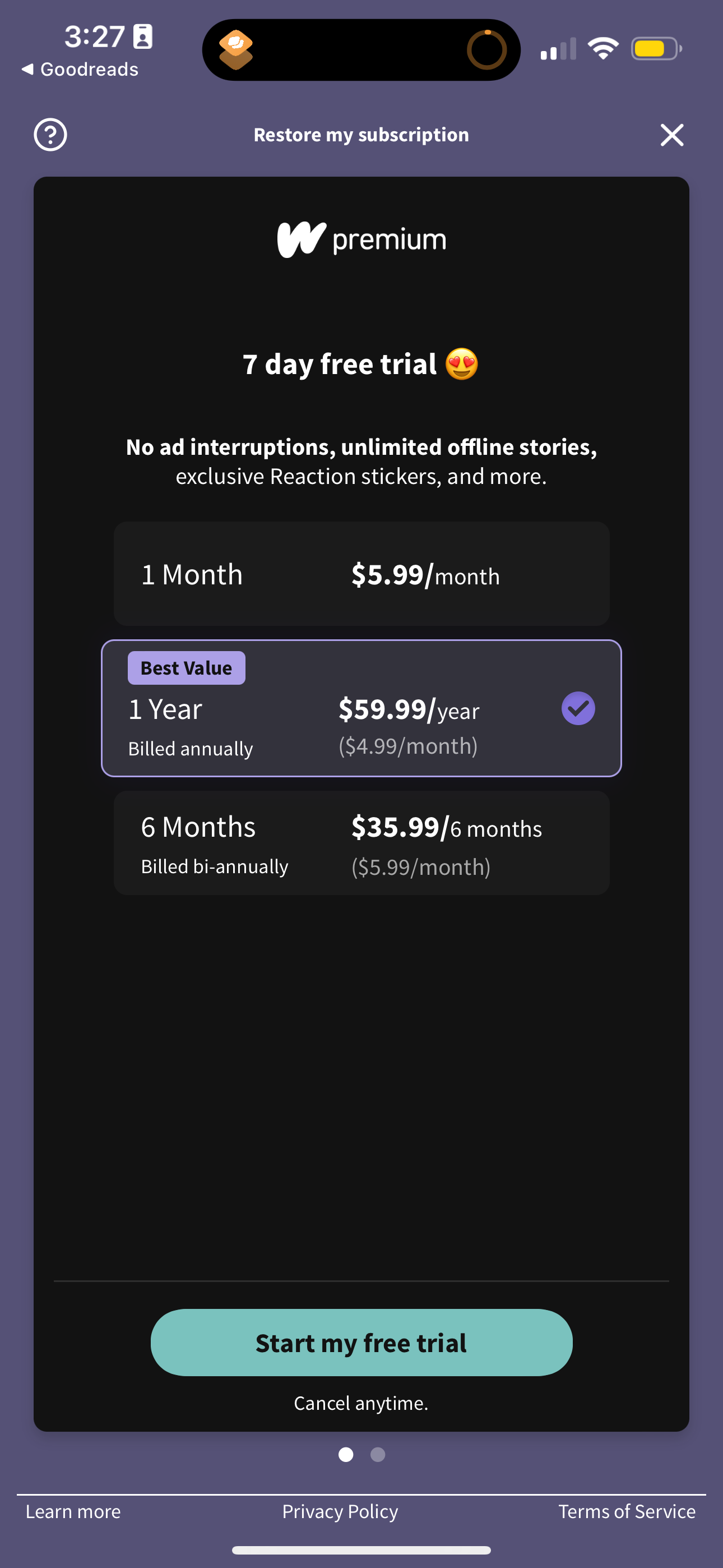 wattpad app screenshot 191
