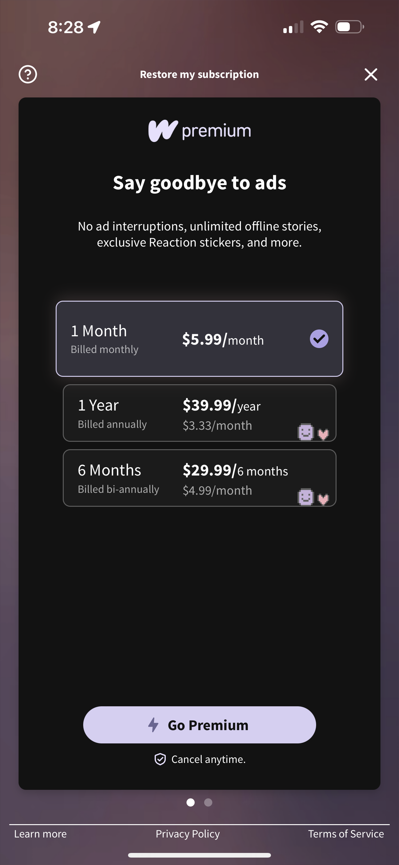 wattpad app screenshot 181