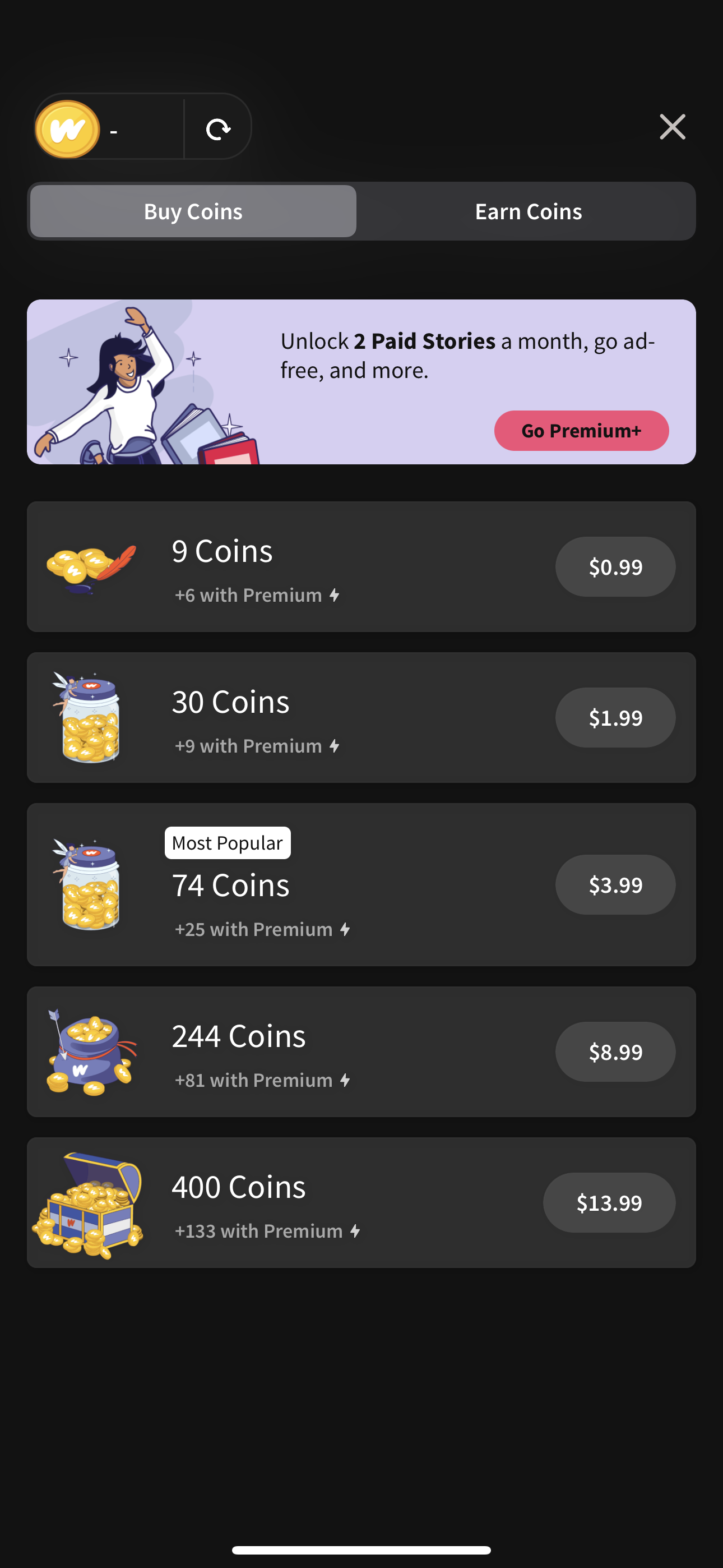 wattpad app screenshot 178