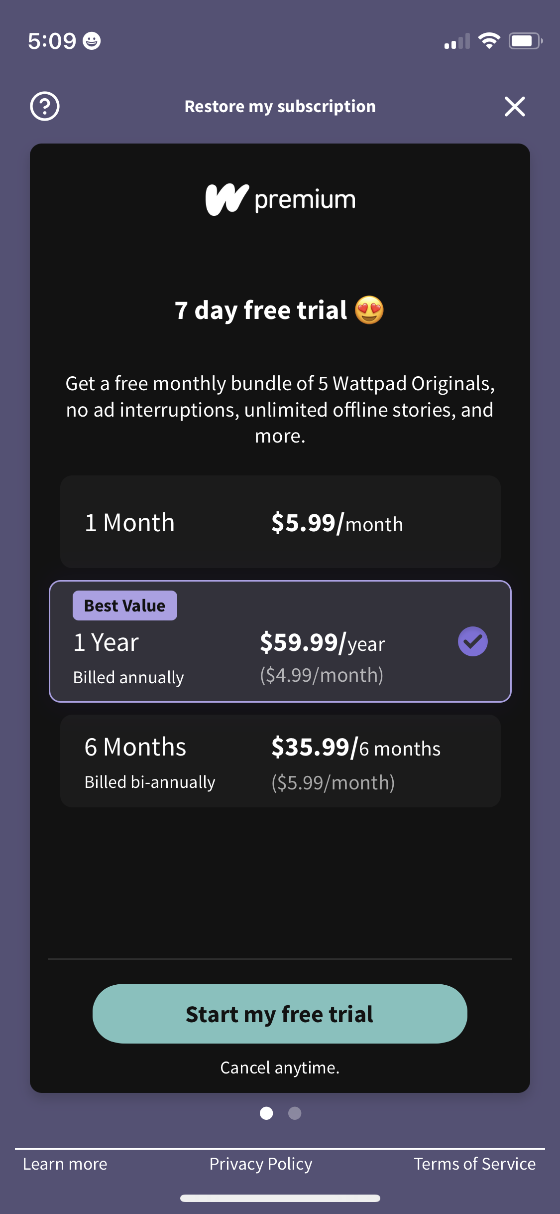 wattpad app screenshot 171