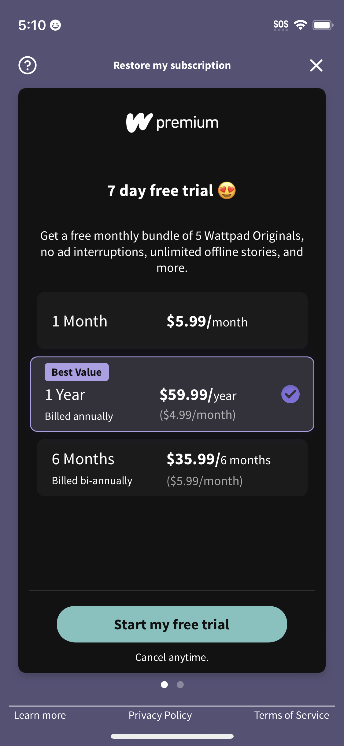 wattpad app screenshot 165