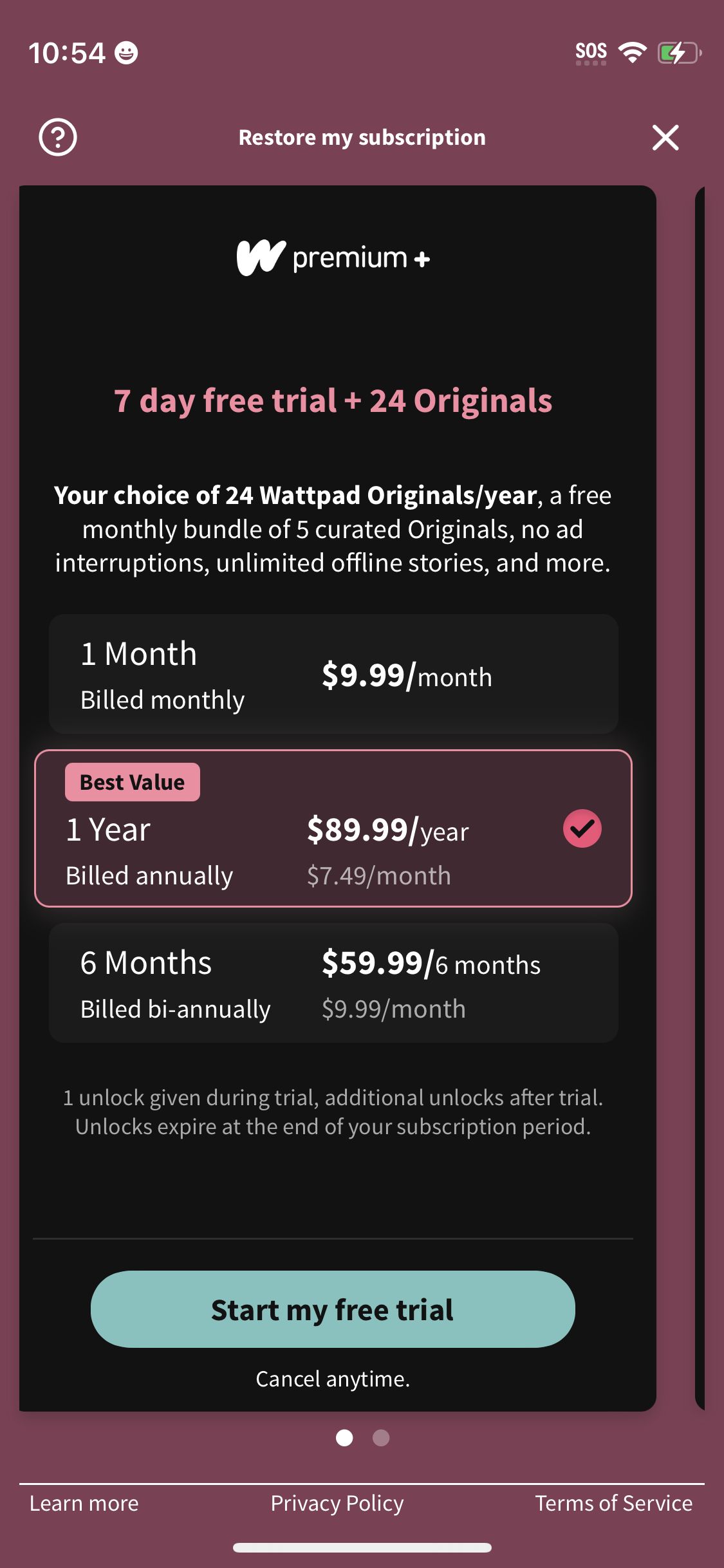 wattpad app screenshot 162