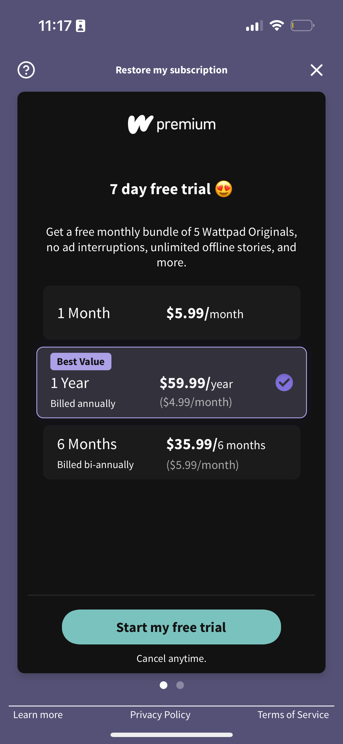 wattpad app screenshot 152