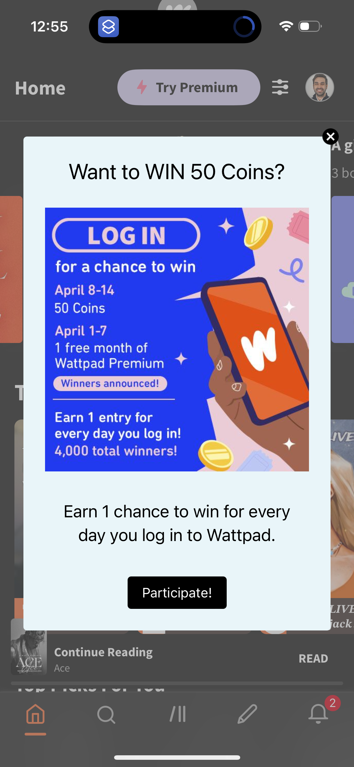 wattpad app screenshot 139