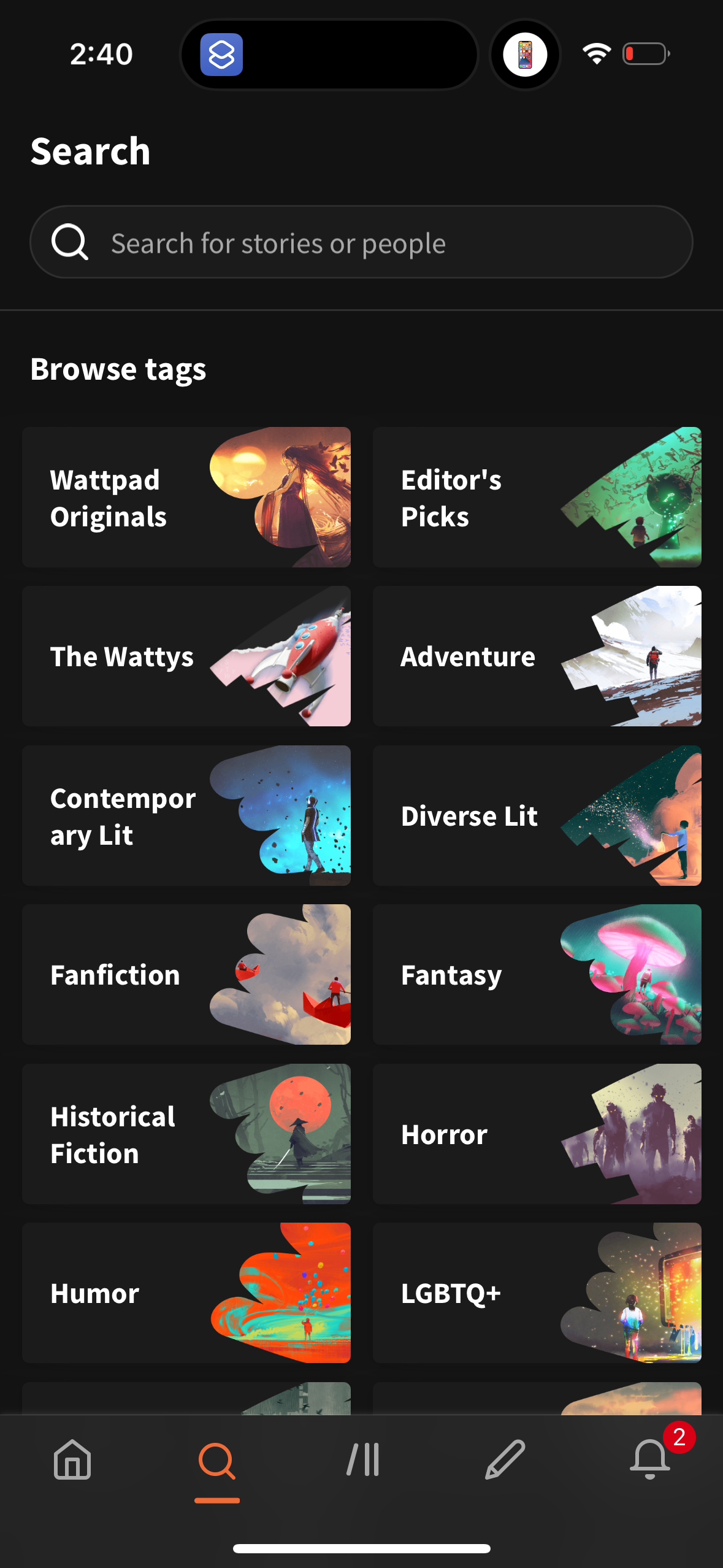 wattpad app screenshot 137