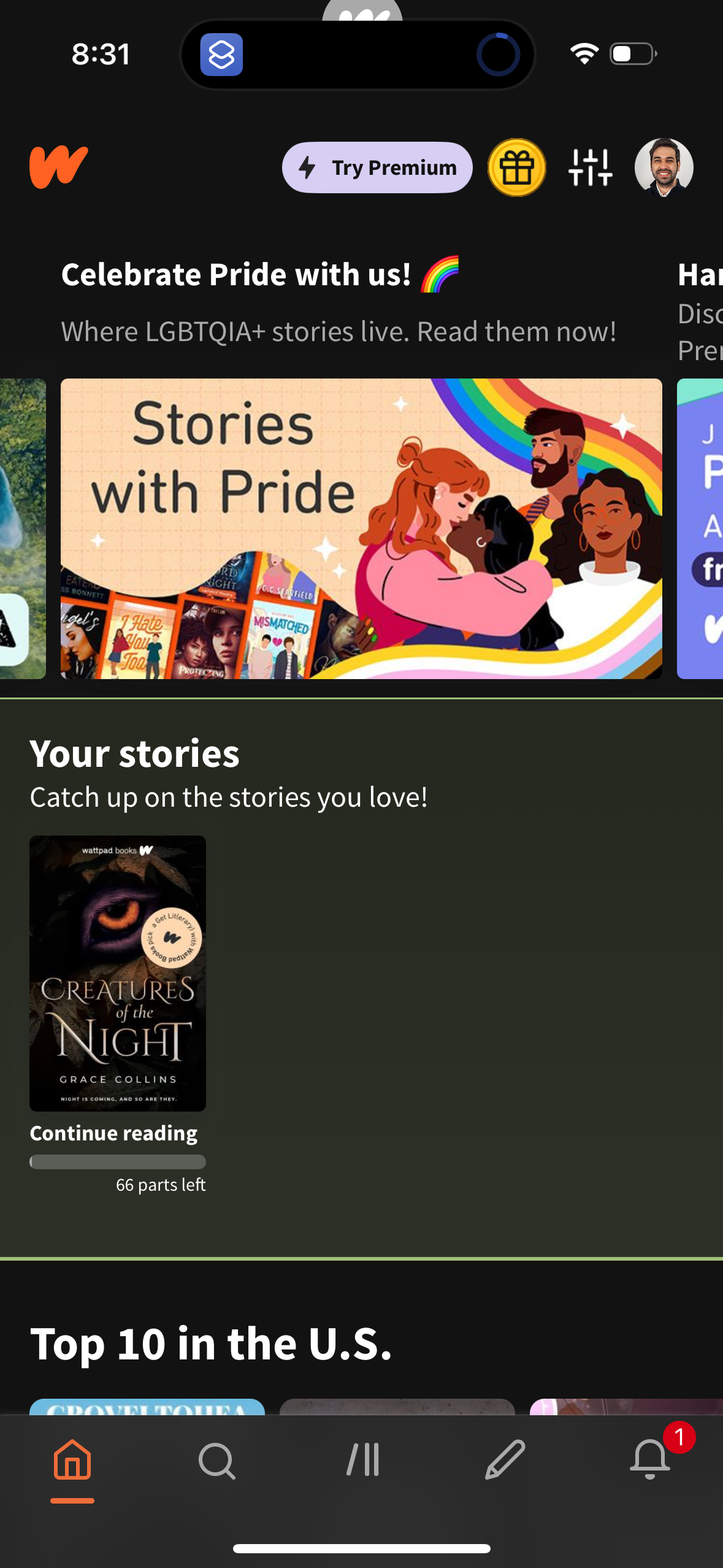 wattpad app screenshot 105