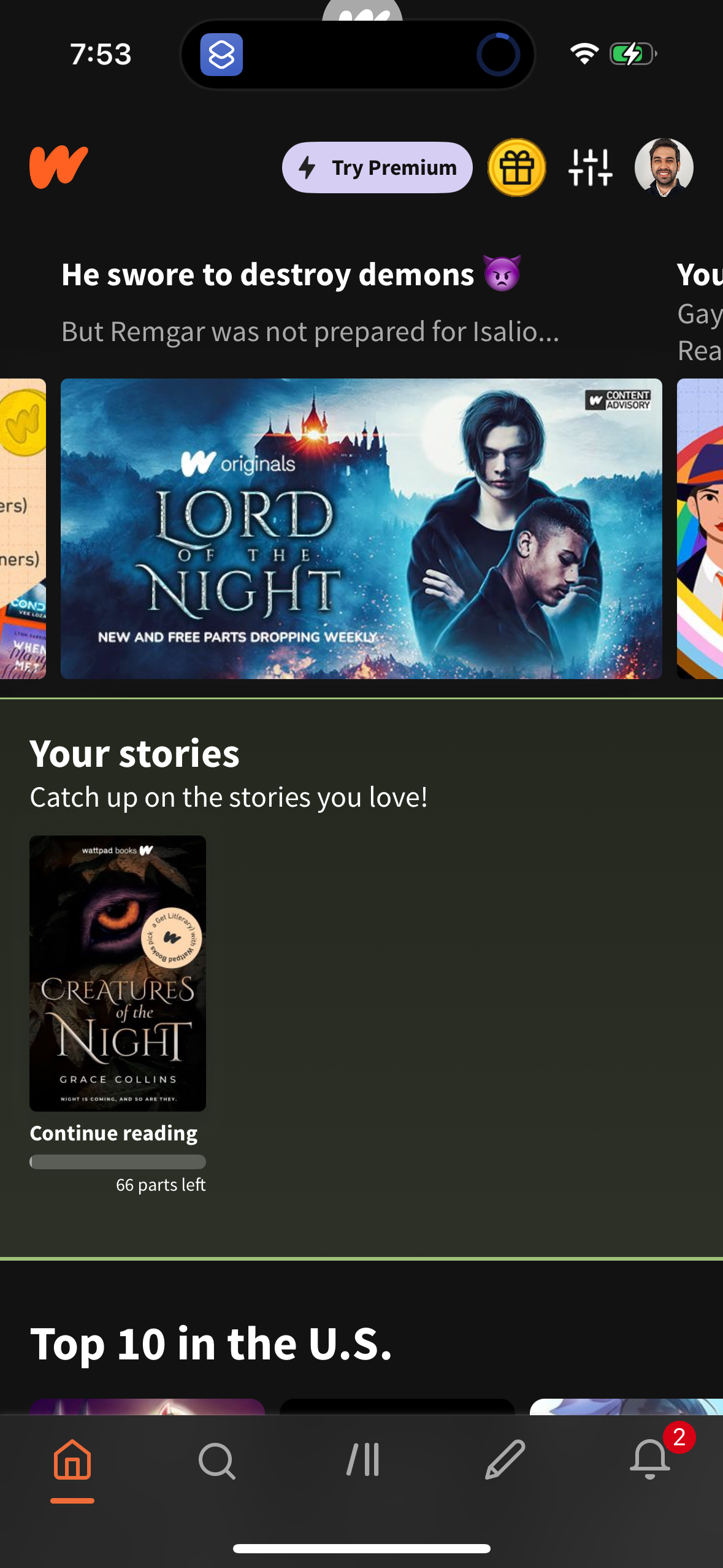 wattpad app screenshot 102