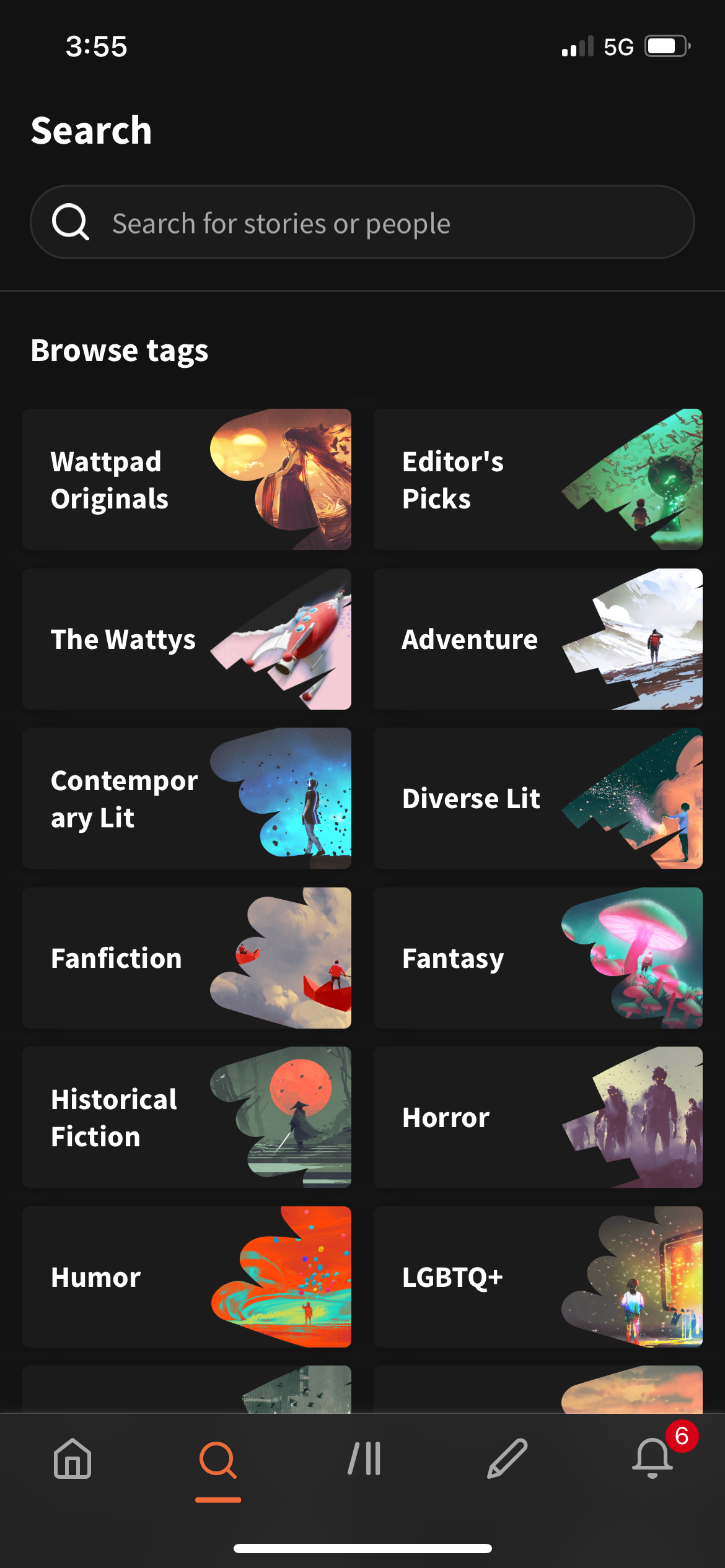 wattpad app screenshot 101